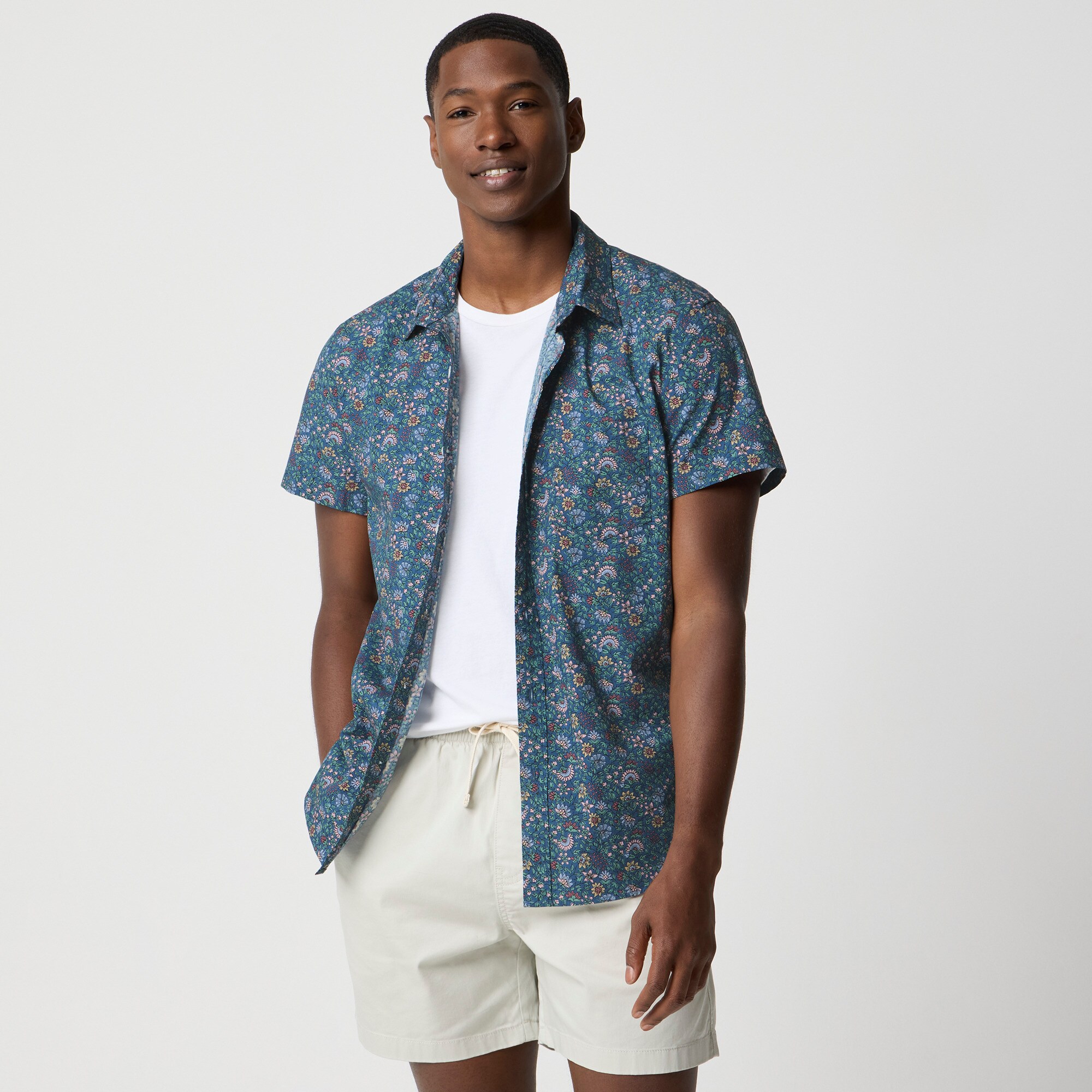 Short Sleeve J Crew Mens Casual Shirts Irish Linen Baird McNutt