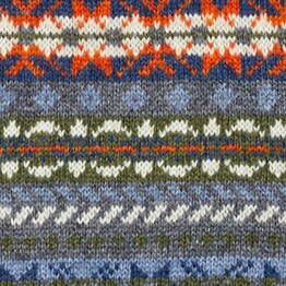 Lambswool-blend Fair Isle crewneck sweater OLIVE MULTI factory: lambswool-blend fair isle crewneck sweater for men