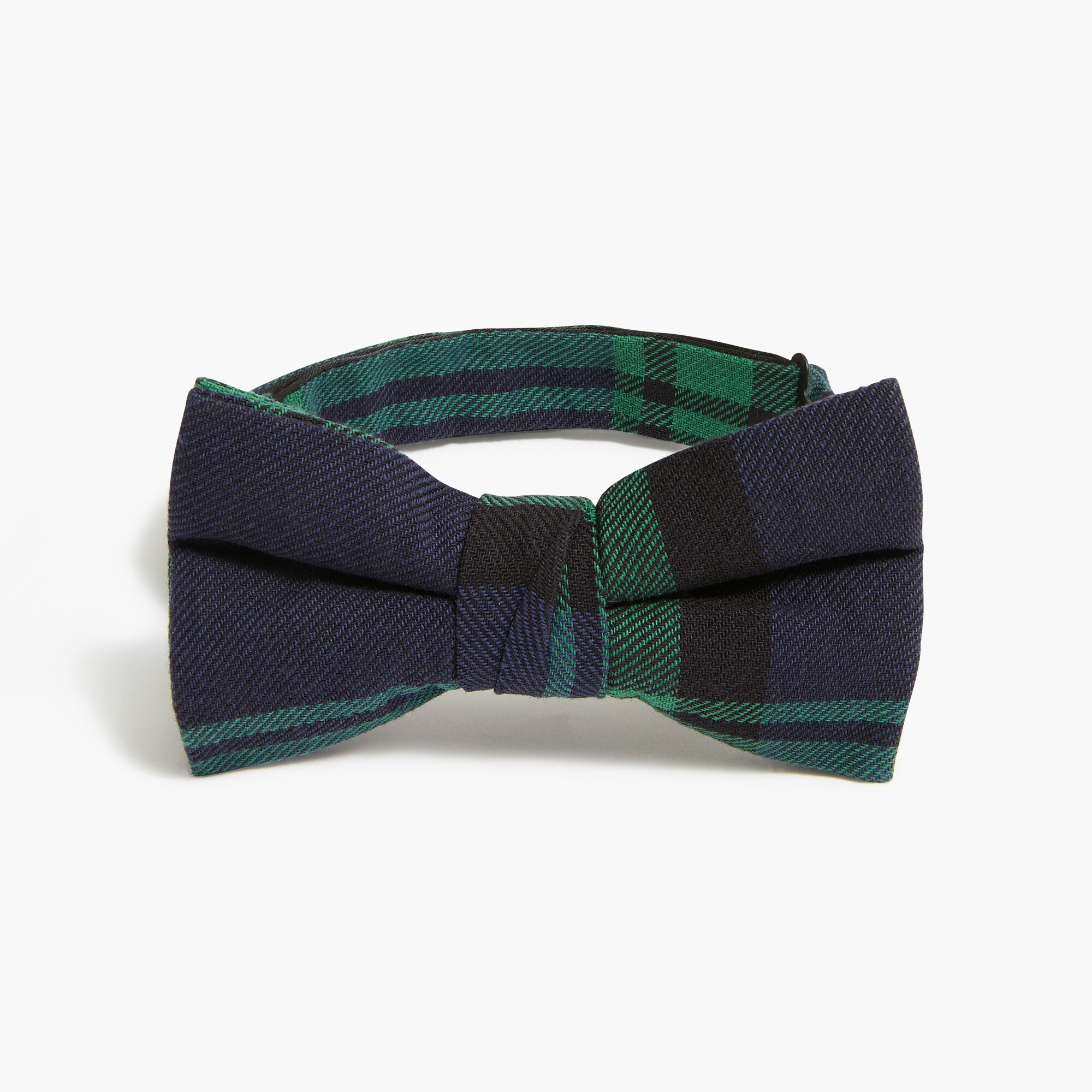 Black Watch plaid bow tie