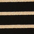 Puff-sleeve sparkle stripe turtleneck CLASSIC RED GOLD puff-sleeve sparkle stripe turtleneck for women