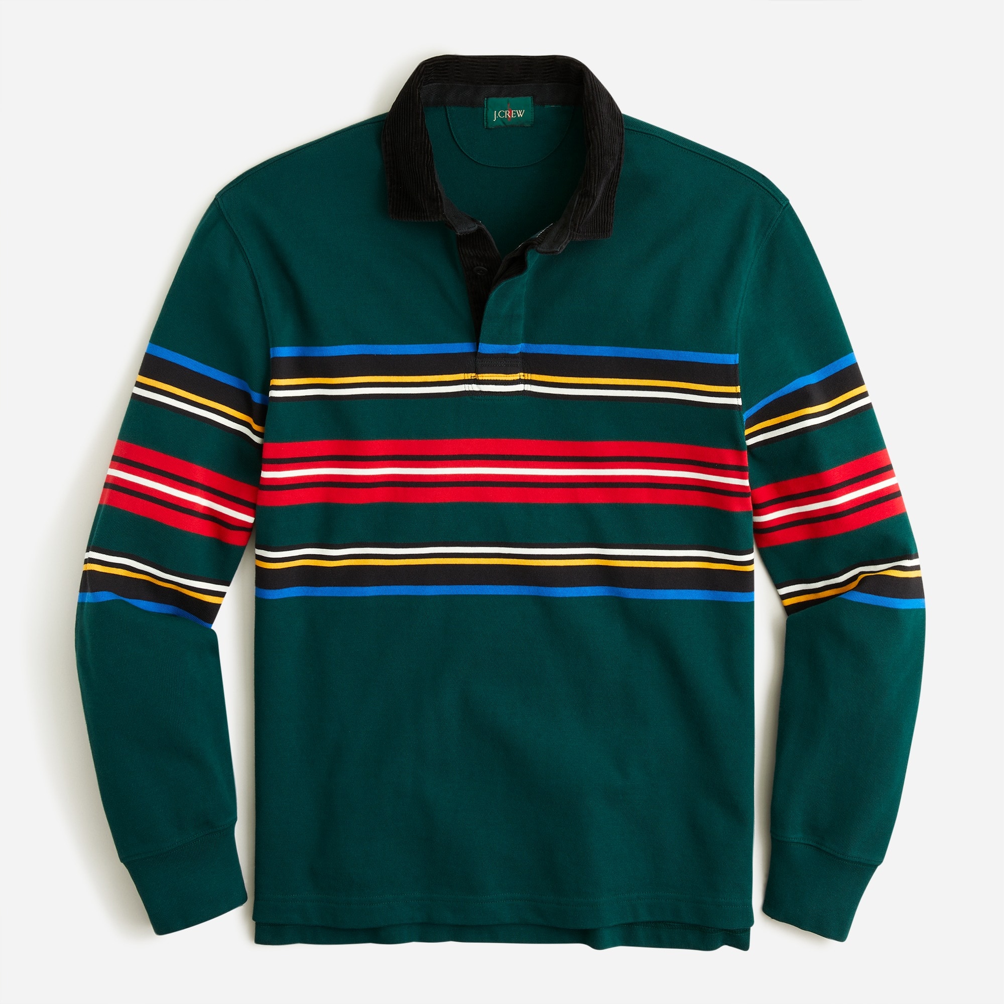 J crew men's long sleeve polo top
