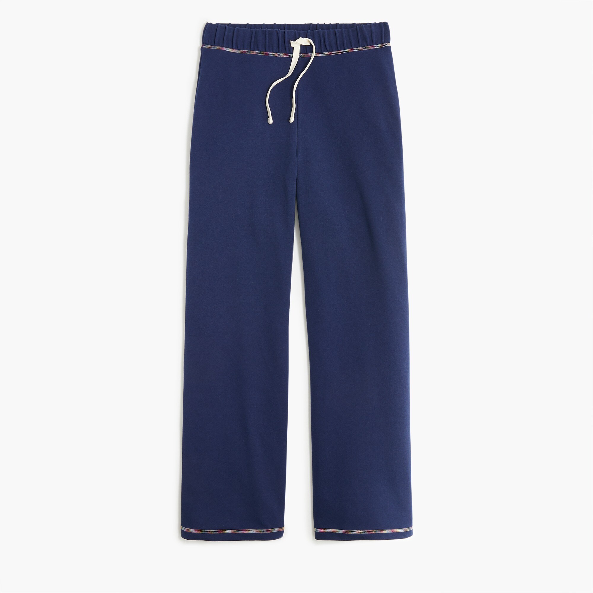 Sweatpant with rainbow stitching