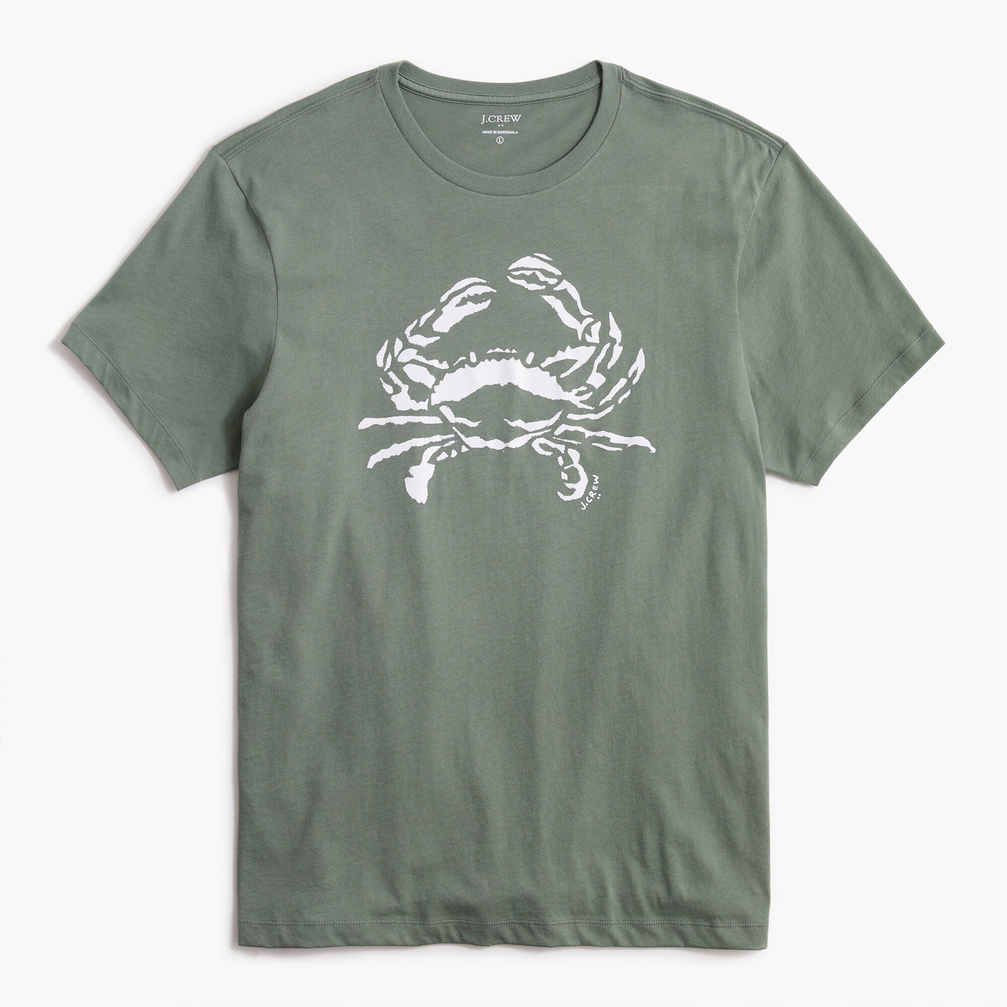 crab graphic tee for men