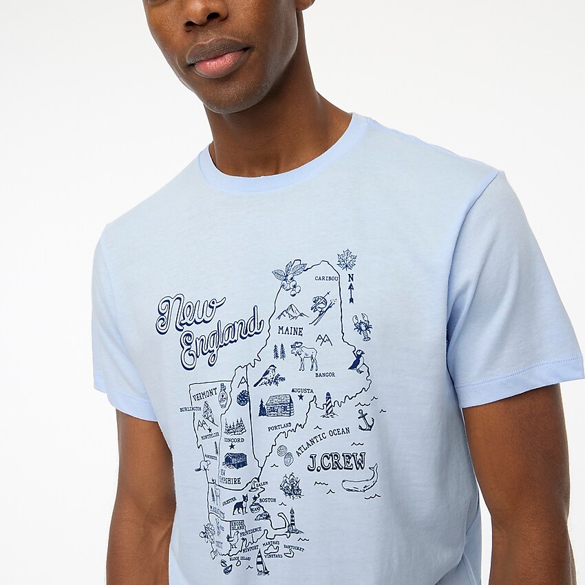 factory: new england graphic tee for men, right side, view zoomed