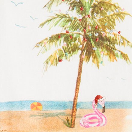 Lobster graphic tee ANTIQUE NAVY FLAMINGO  