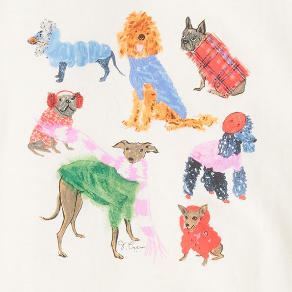Lobster graphic tee ANTIQUE NAVY FLAMINGO  