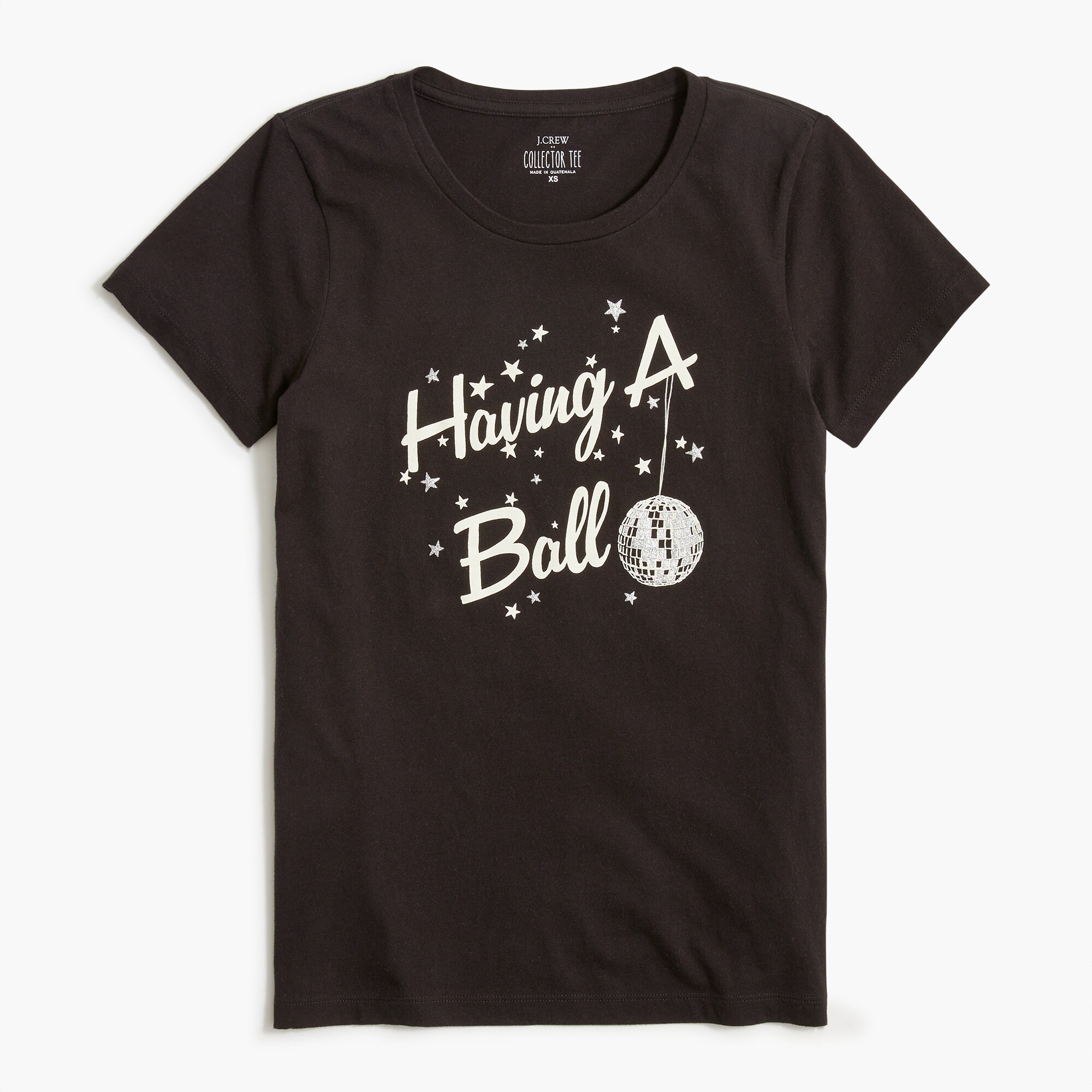 "Having a ball" graphic tee