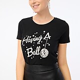 &quot;Having a ball&quot; graphic tee