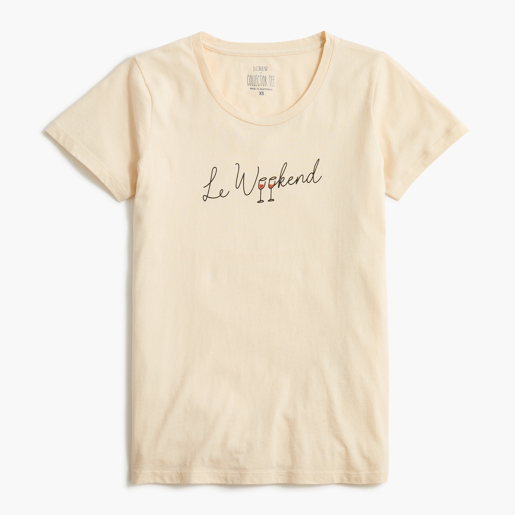 "Le weekend" graphic tee