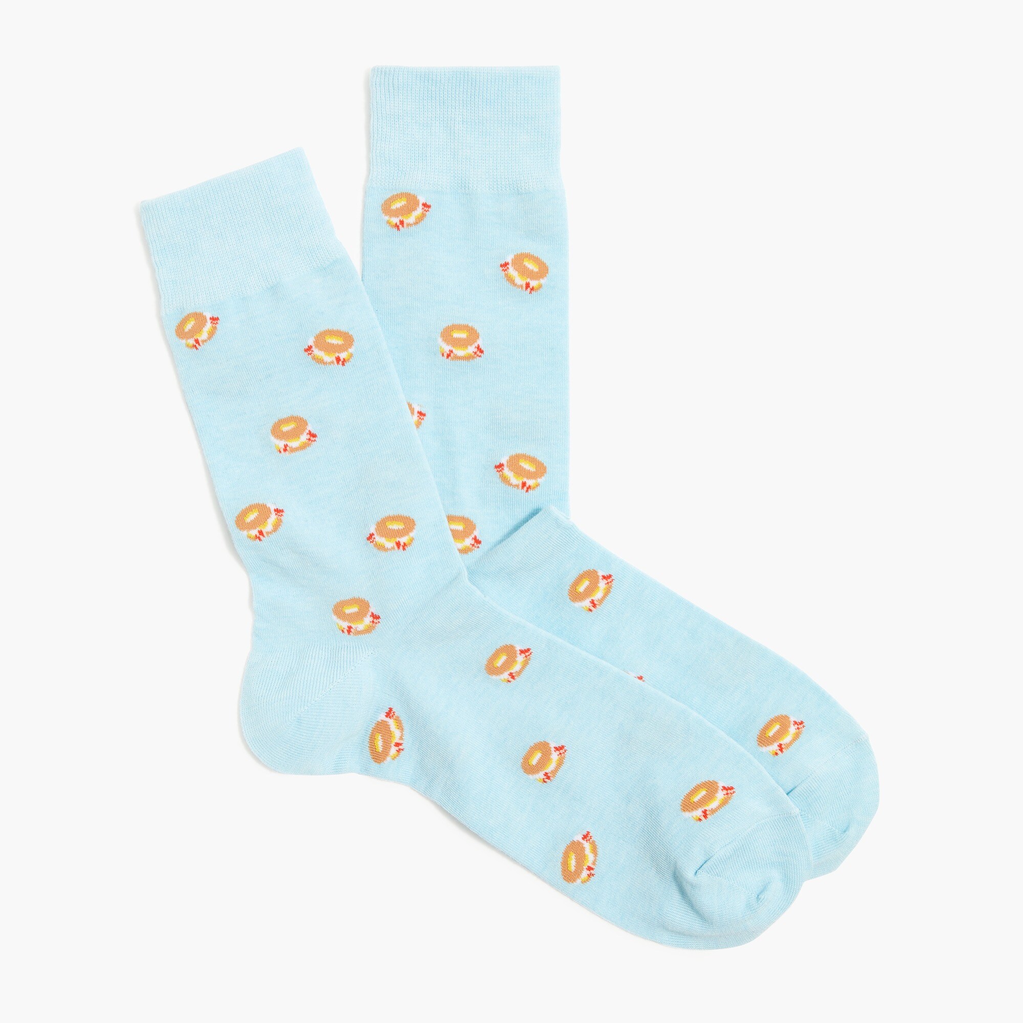 Breakfast sandwich socks