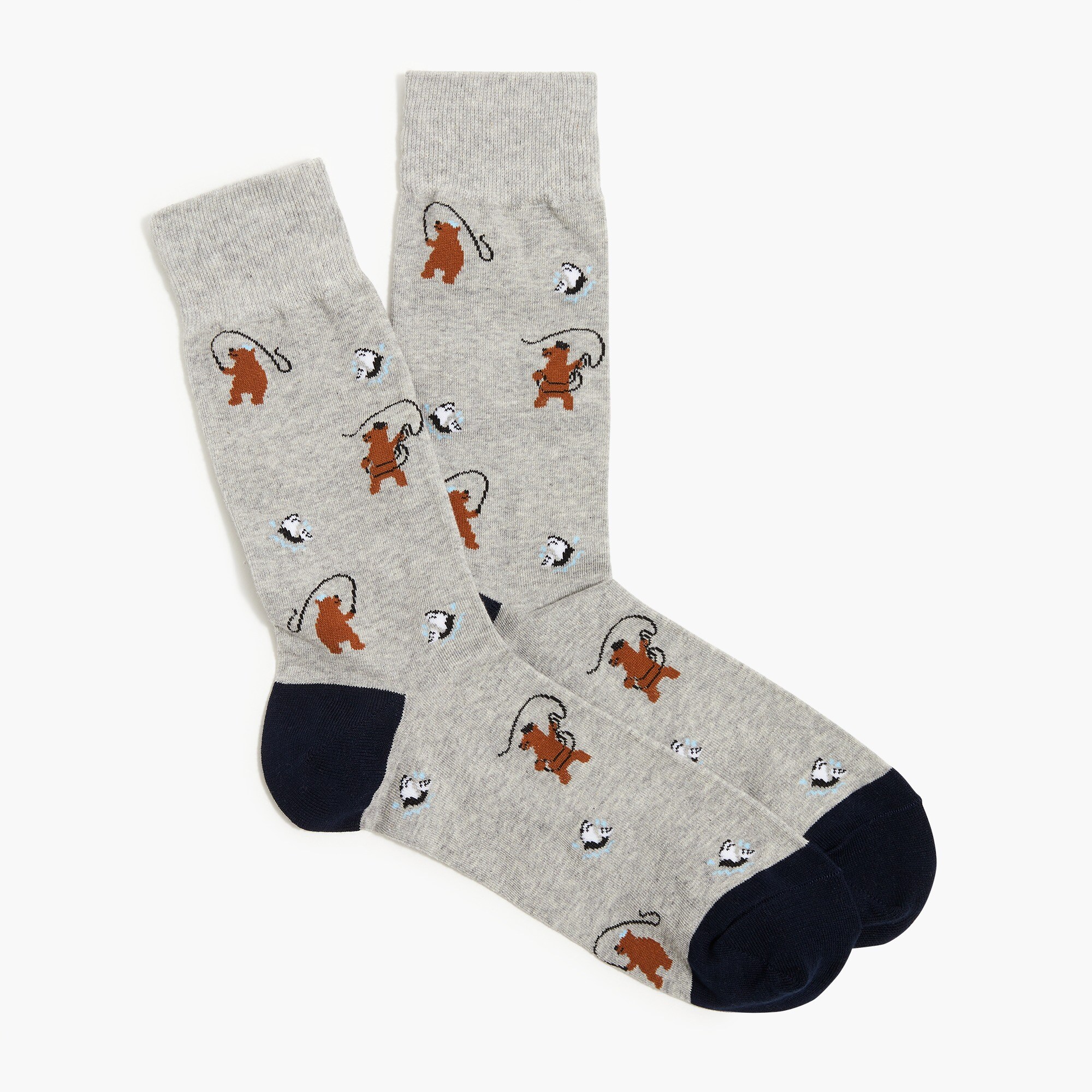 Fishing bears socks