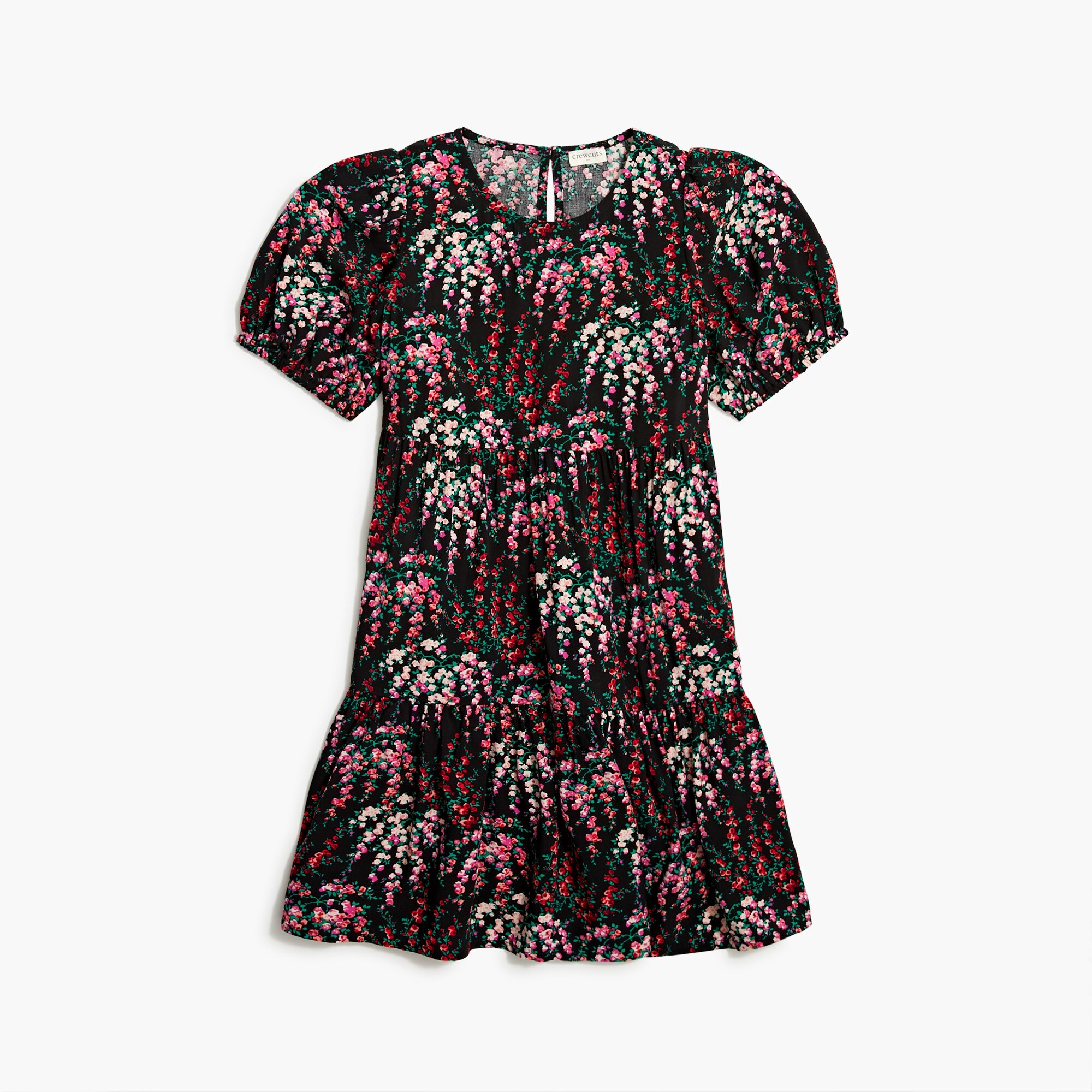 girls' puff-sleeve dress for girls