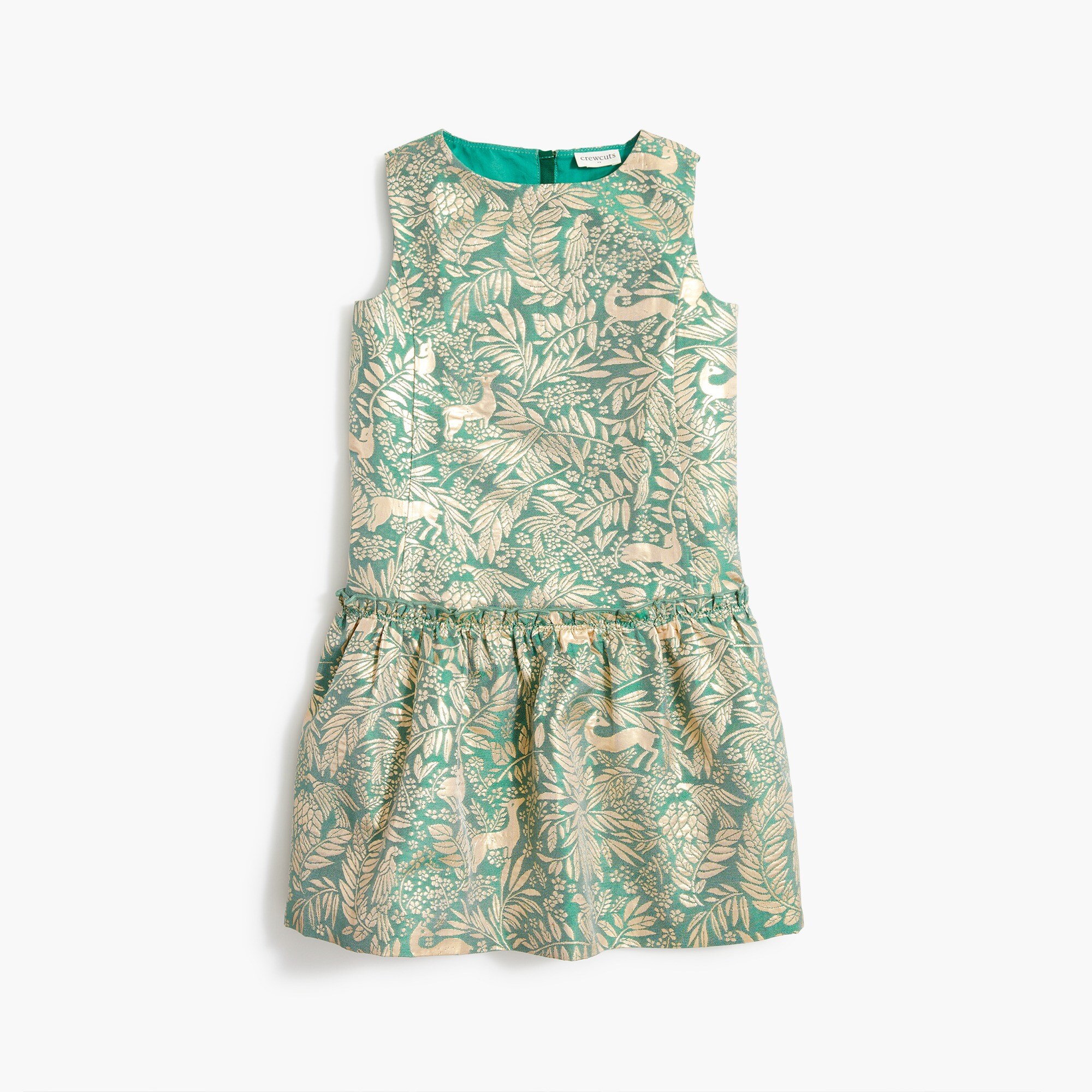 Girls' jacquard dress