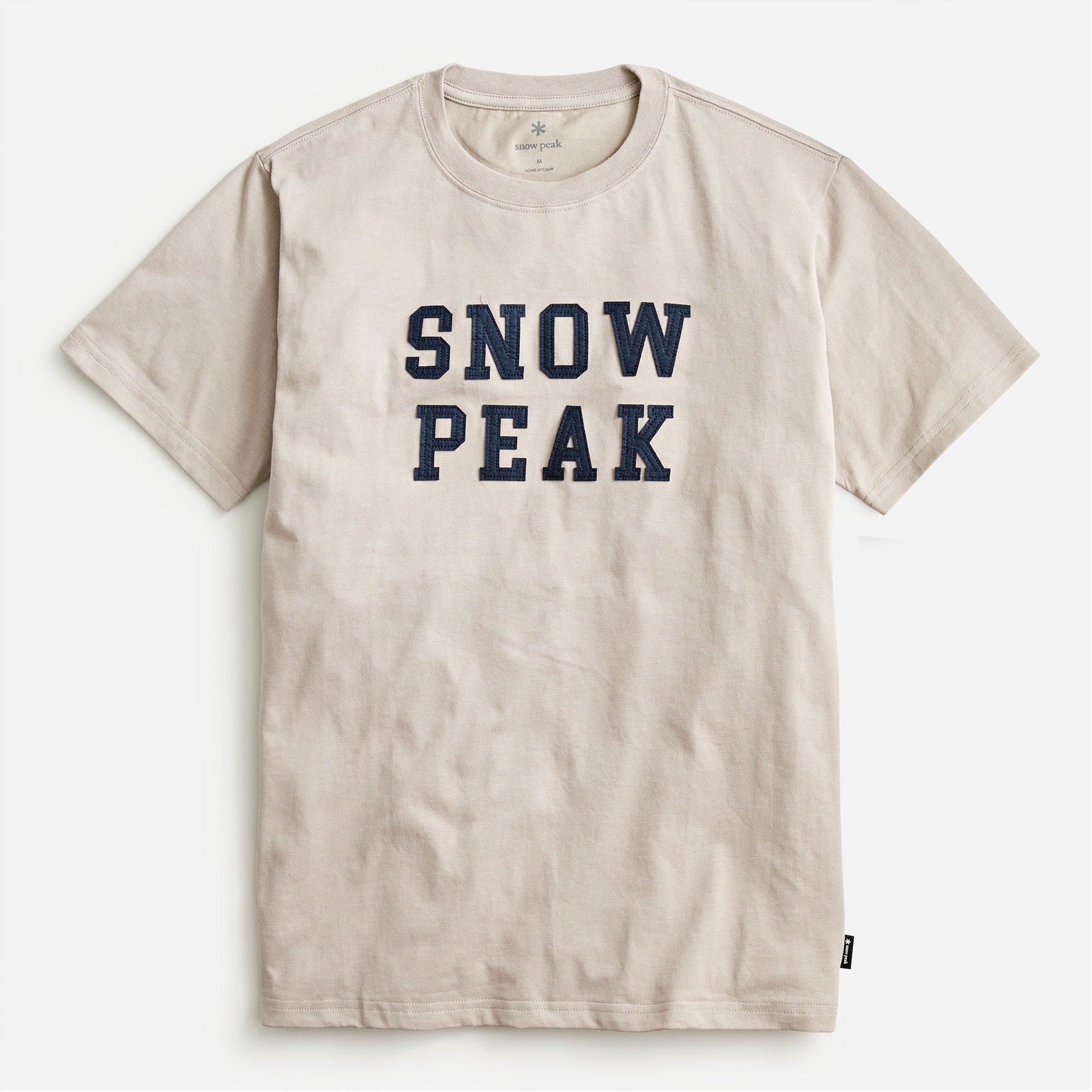 Snow Peak® felt logo T-shirt