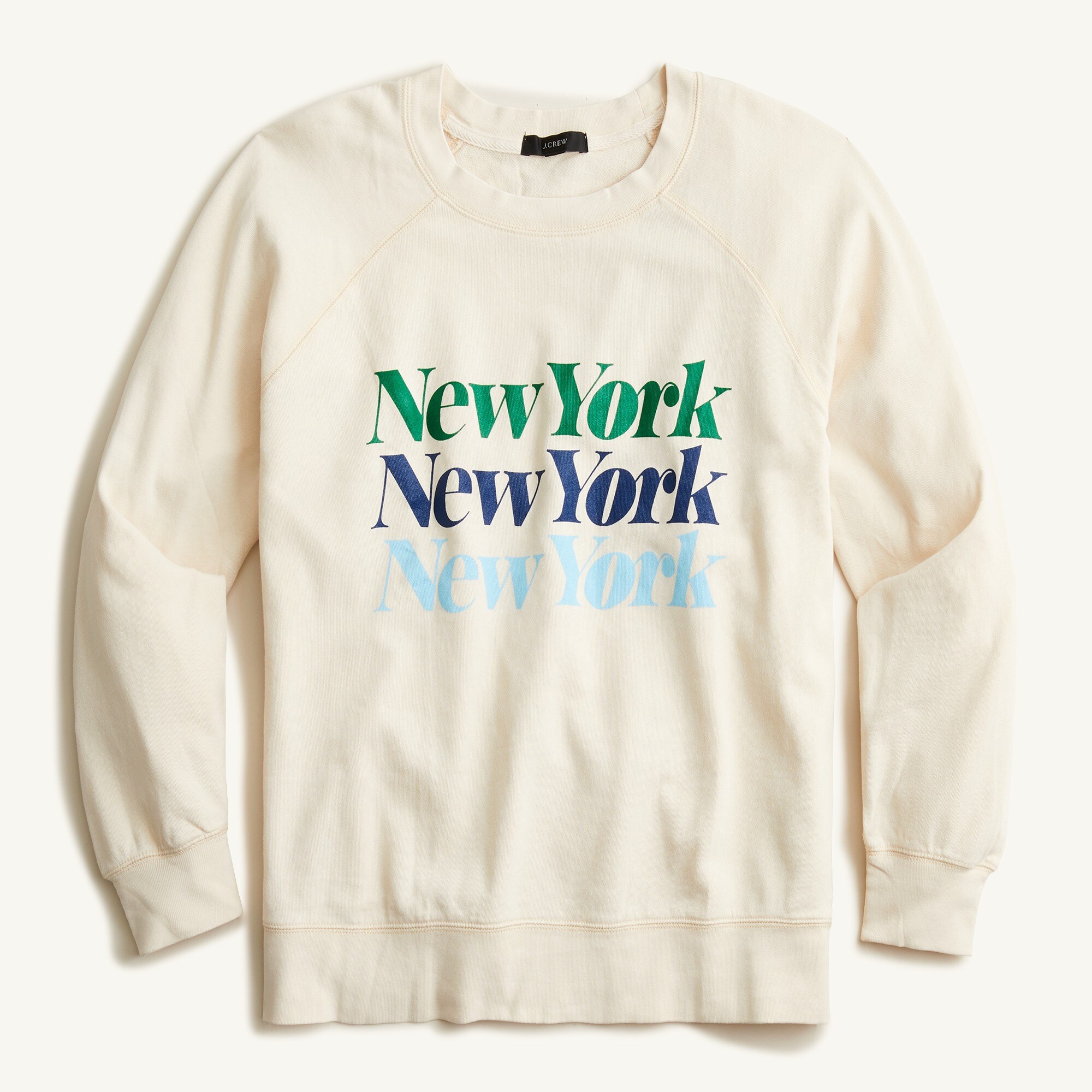 Magic Rinse™ "New York" crewneck sweatshirt