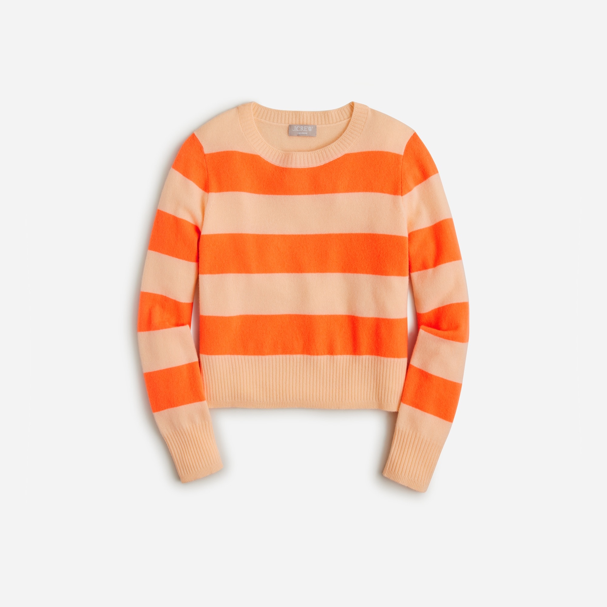 Recycled Cashmere Crew Cropped Sweater main image 1