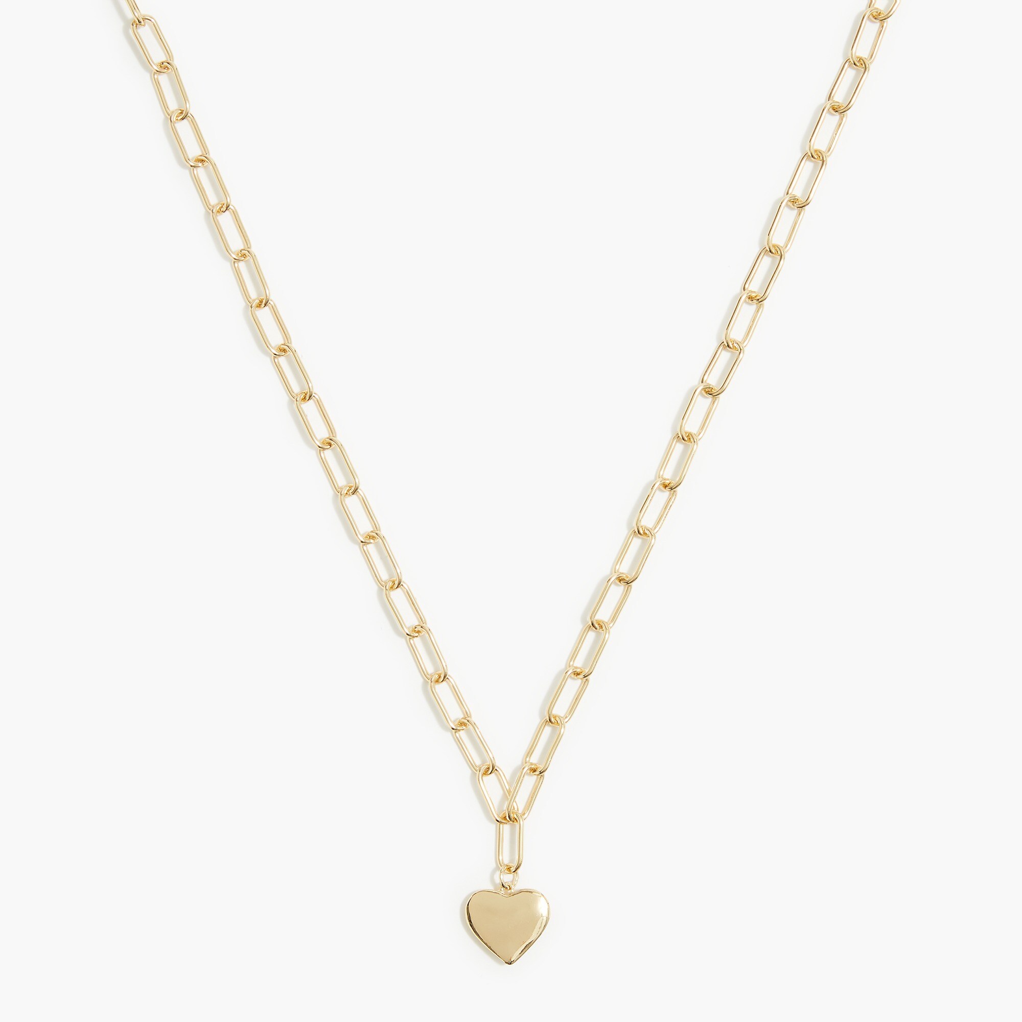 Heart chain necklace