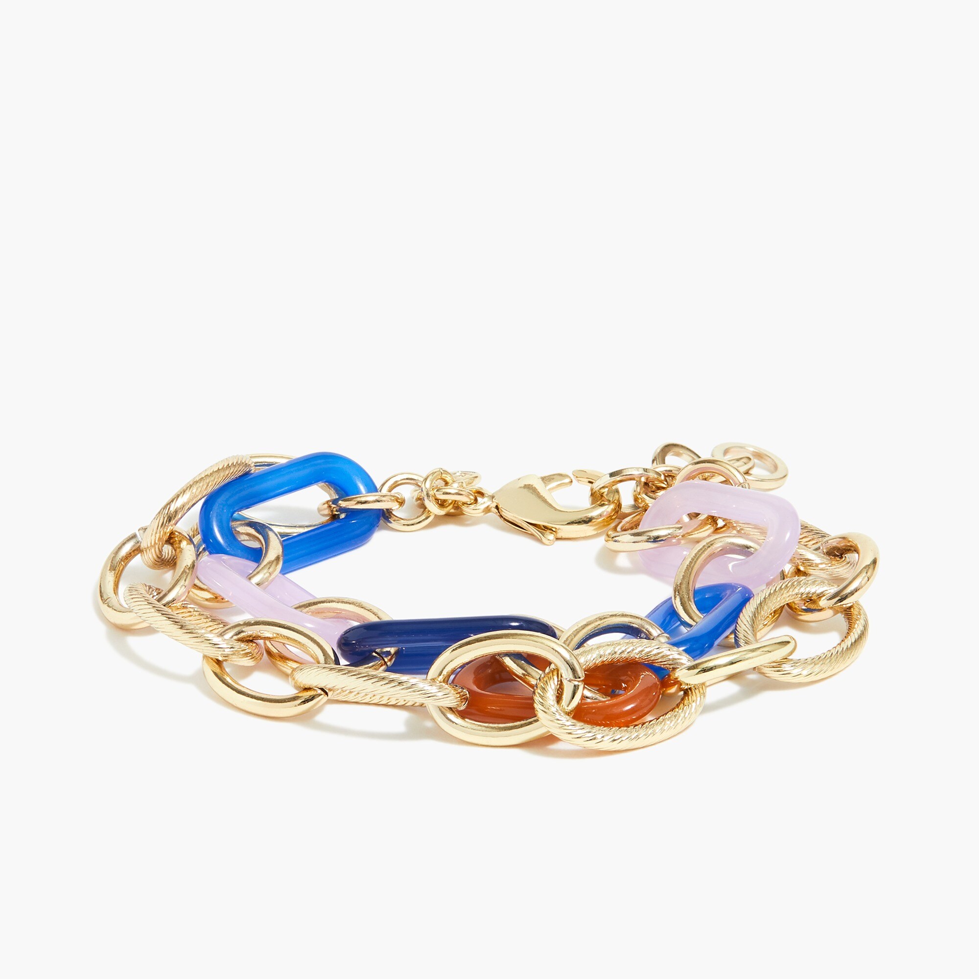 Acetate chain bracelet set