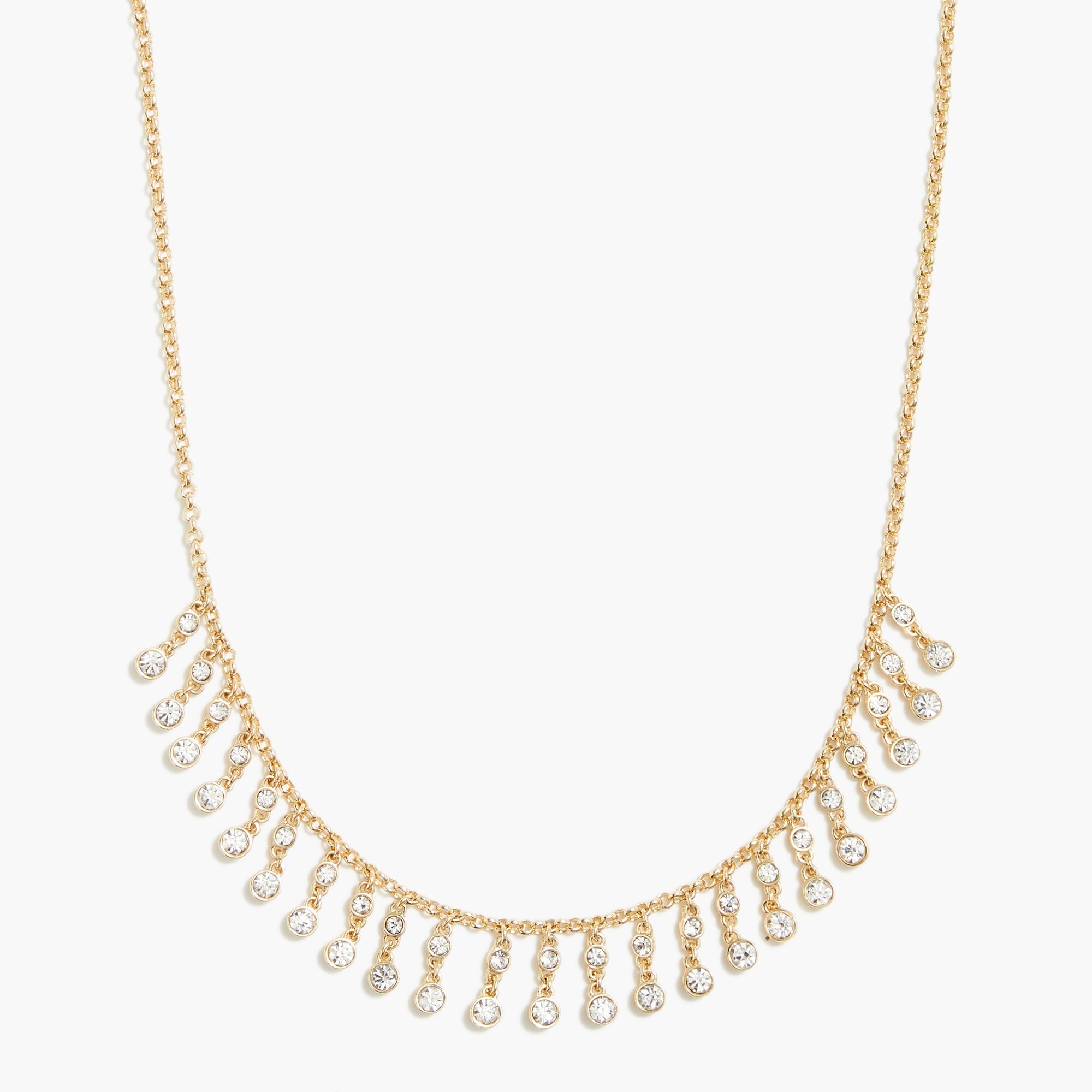 Crystal statement necklace