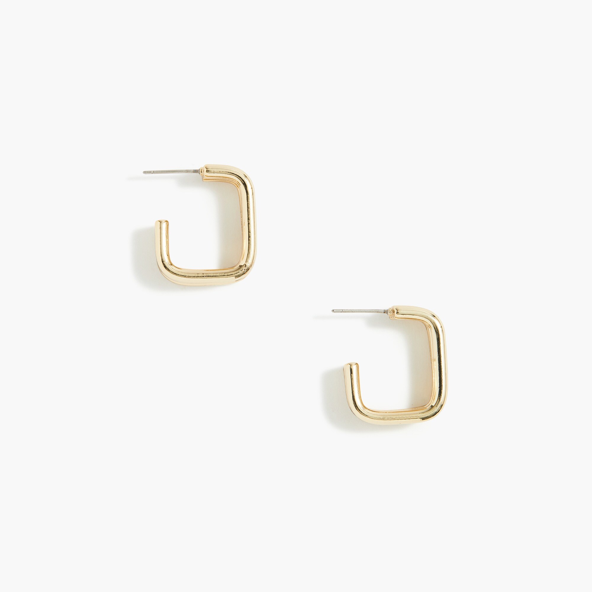 Square hoop earrings