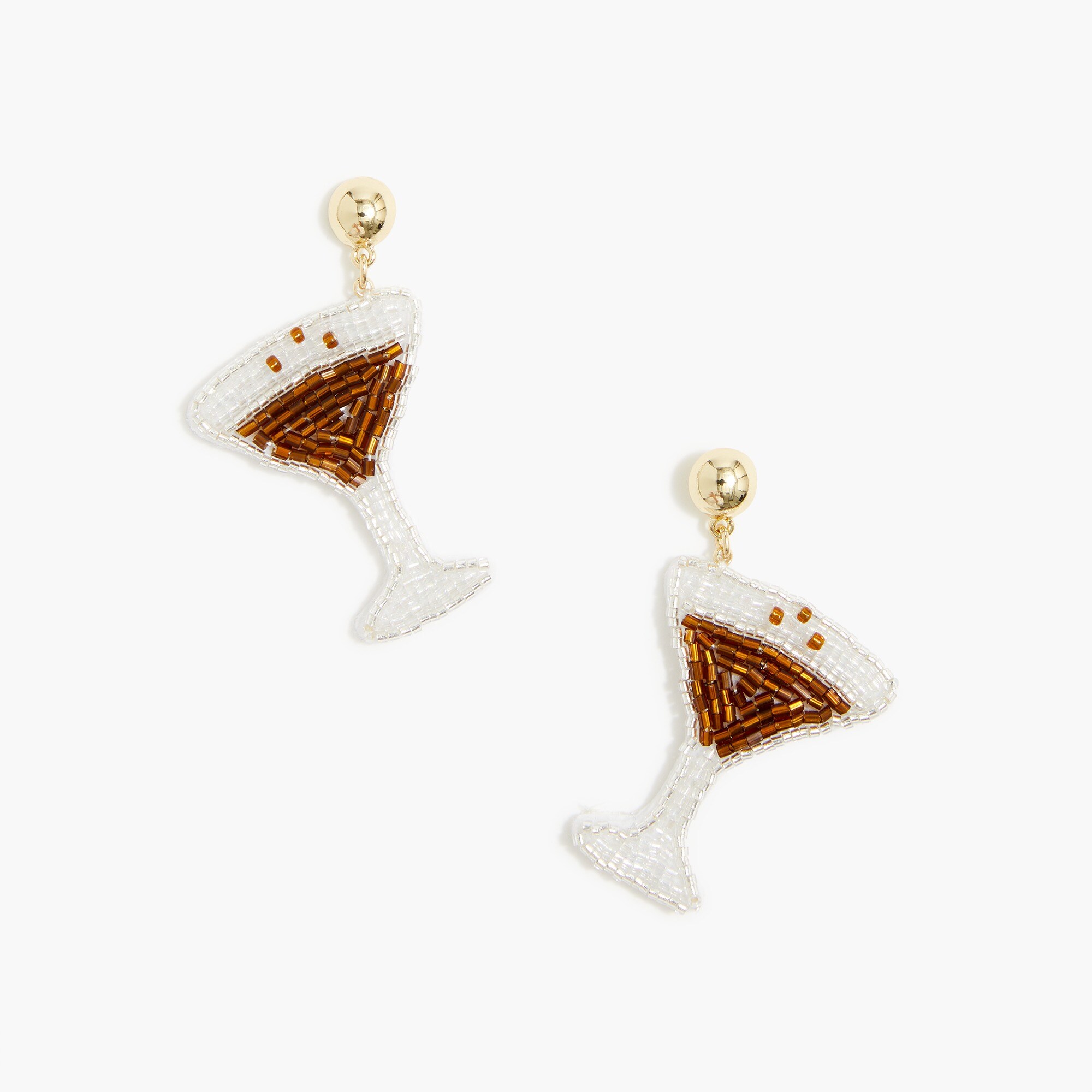 Espresso martini beaded earrings