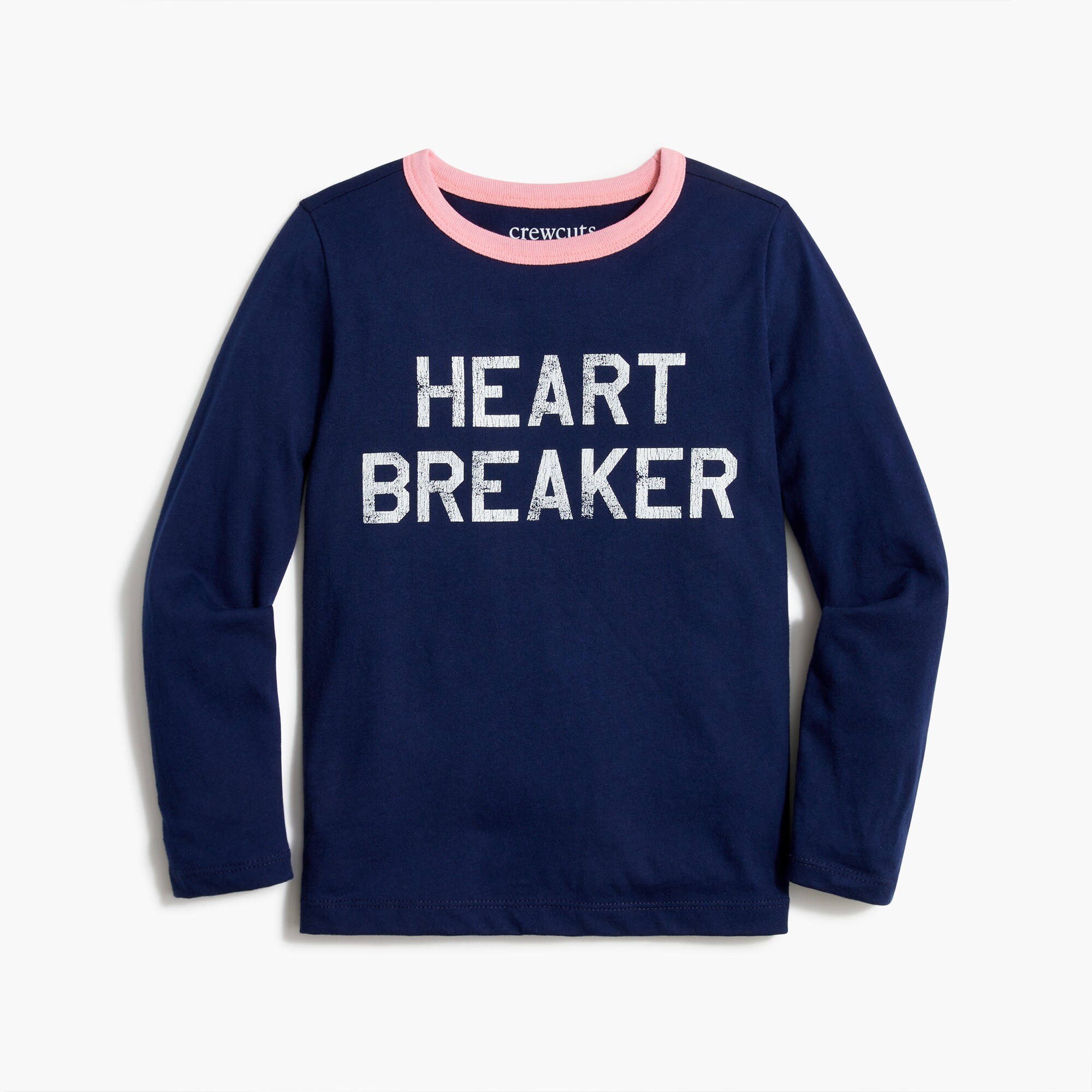 girls' long-sleeve "heartbreaker" graphic tee for girls