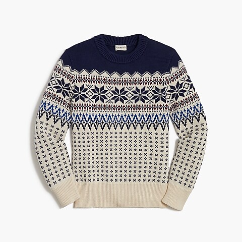  Boys&apos; Fair Isle sweater