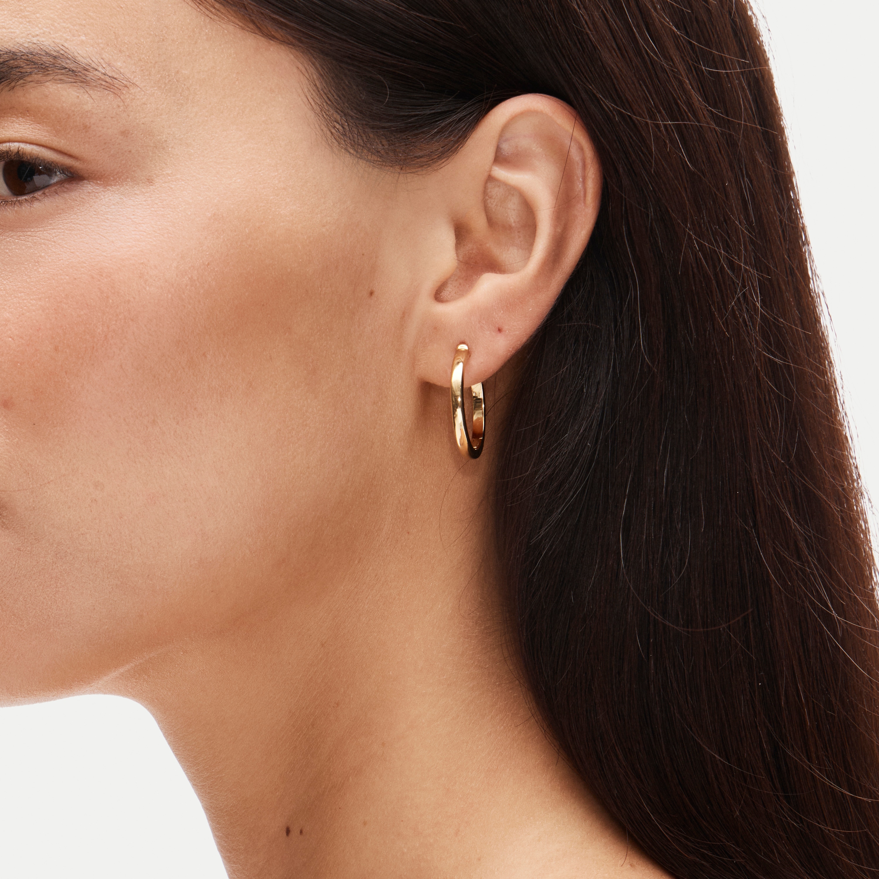 Small hoop earrings set-of-three - thumbnail 4