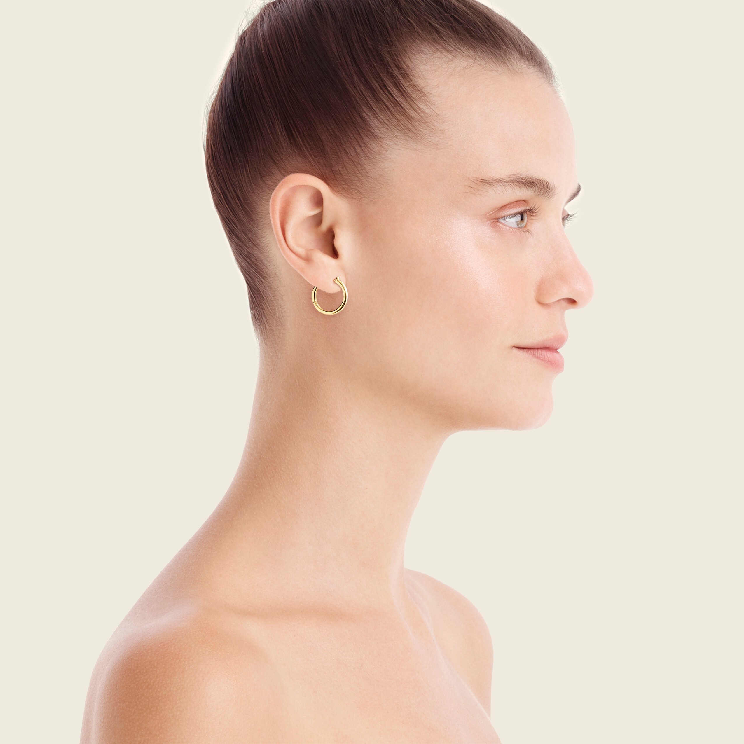 Small hoop earrings set-of-three
