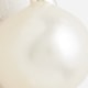 Freshwater pearl beaded hoop earrings SILVER MIRROR