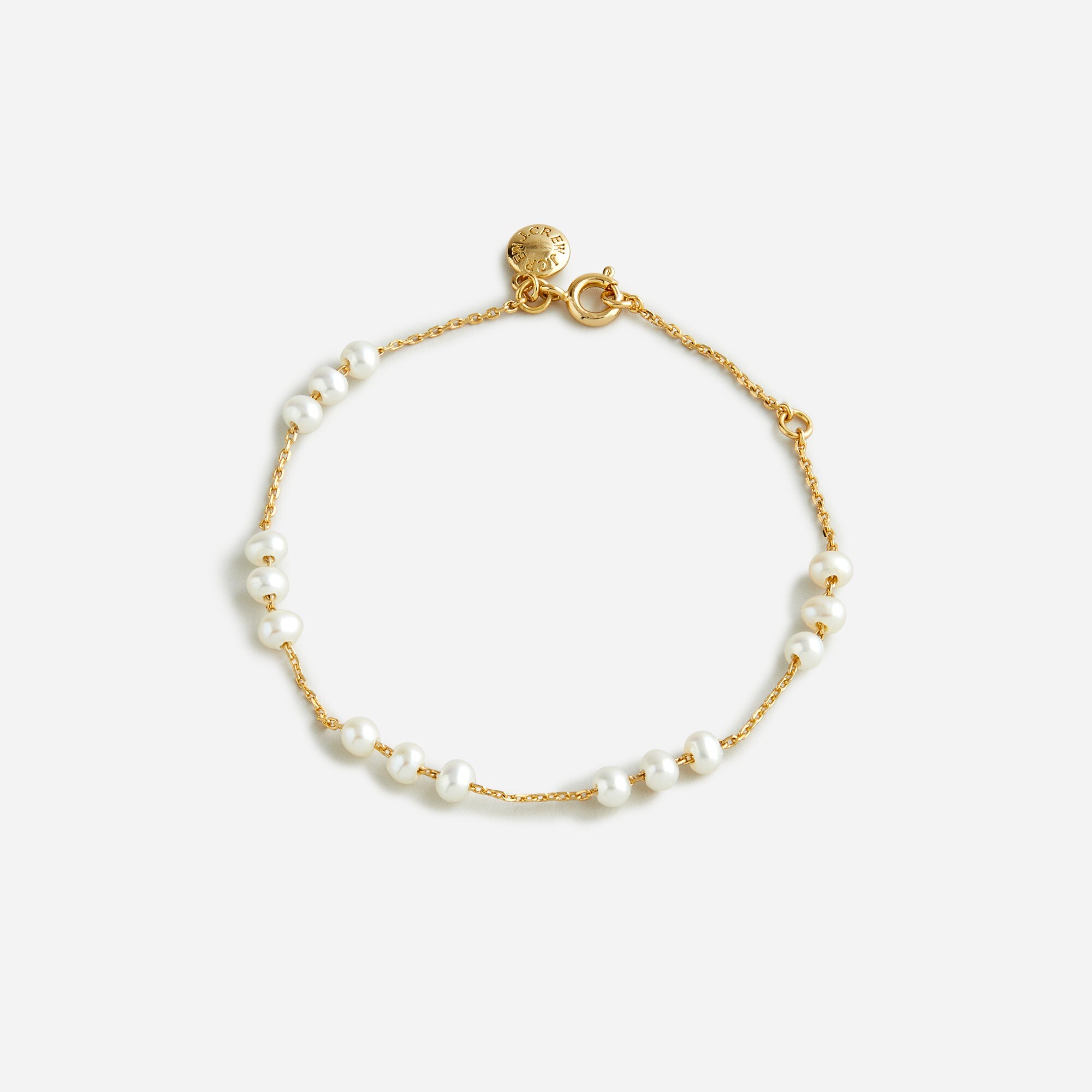  Freshwater pearl beaded adjustable bracelet
