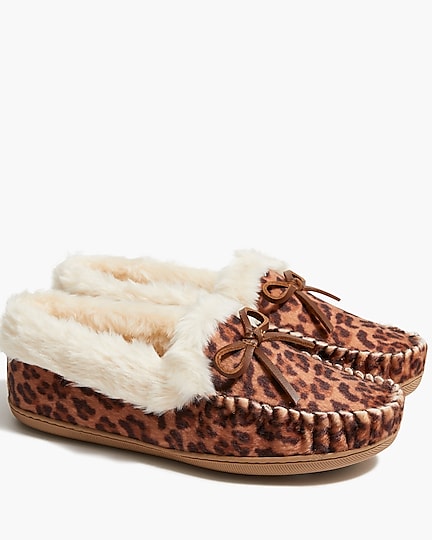  Leopard slippers