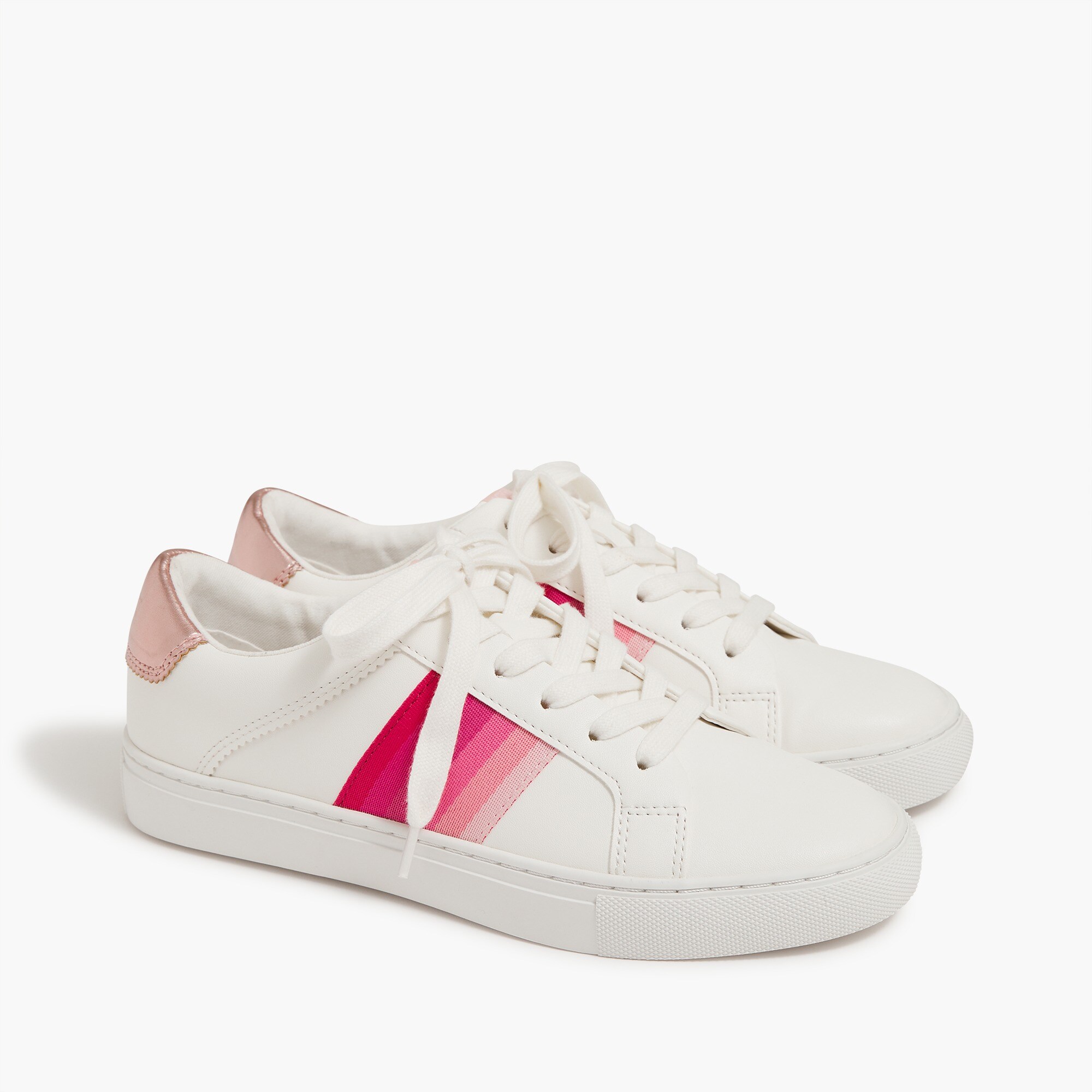 Striped sneakers