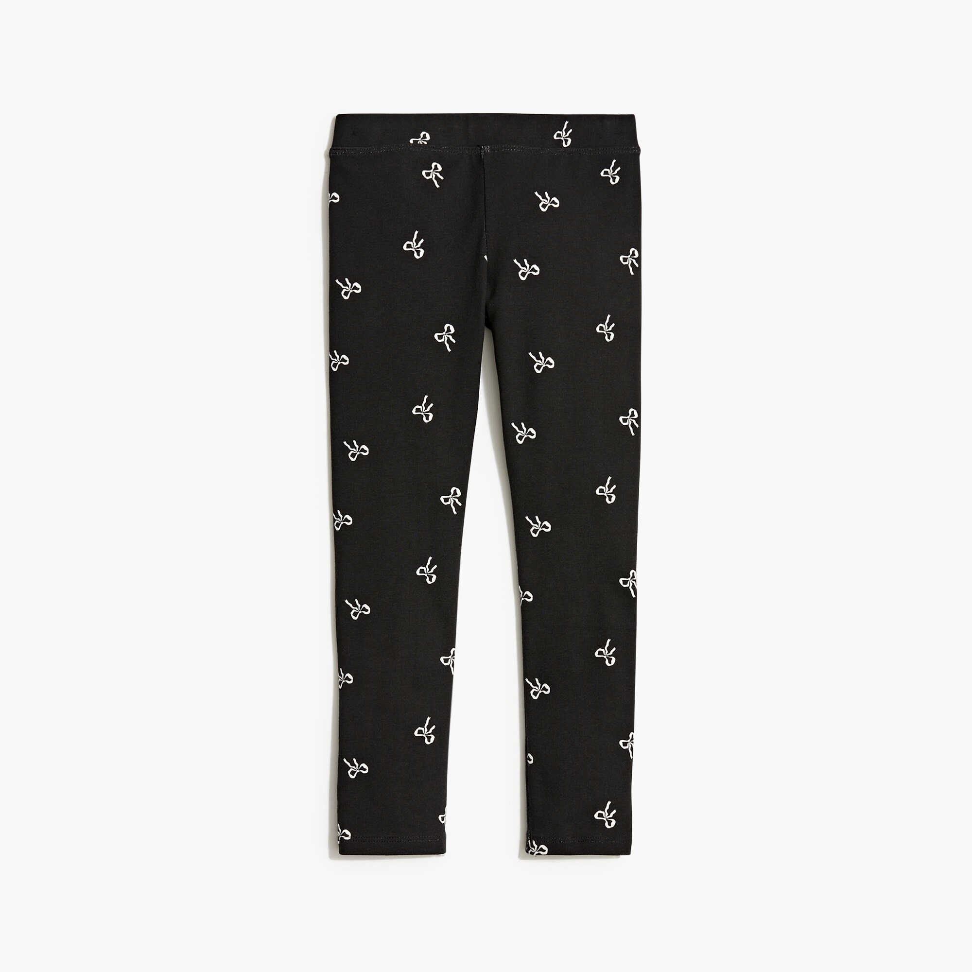 girls' bows printed leggings for girls