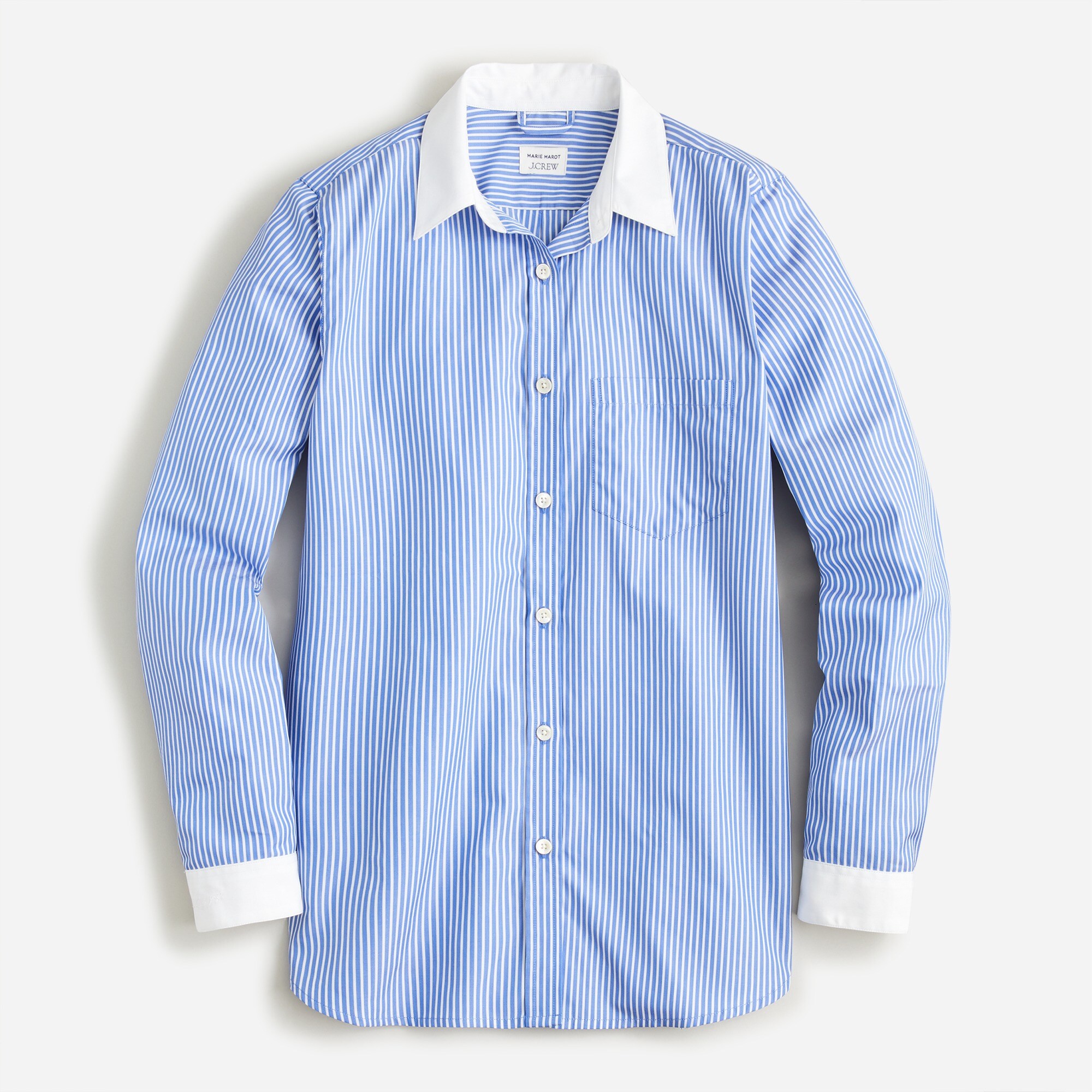 Limited-edition Marie Marot X J.Crew Shirt In Thomas Mason® Cotton