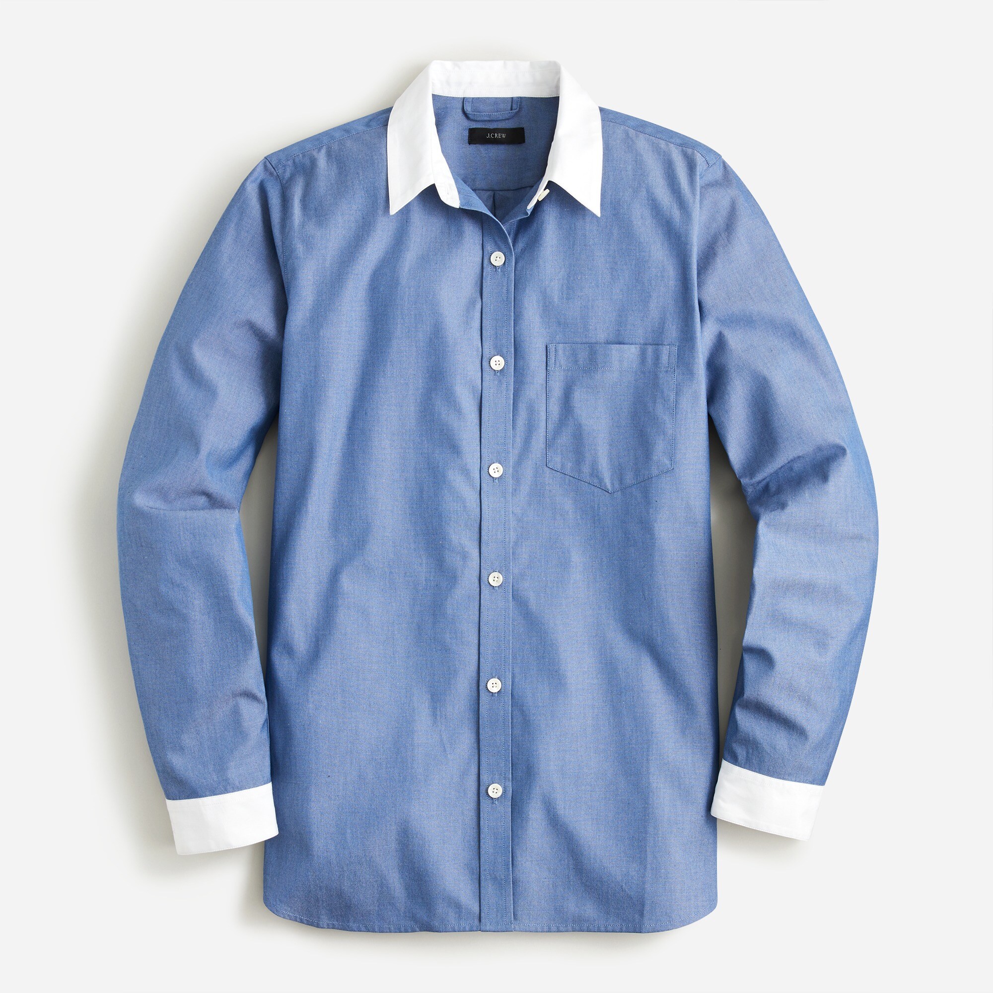 Limited-edition Marie Marot X J.Crew shirt in Thomas Mason® chambray
