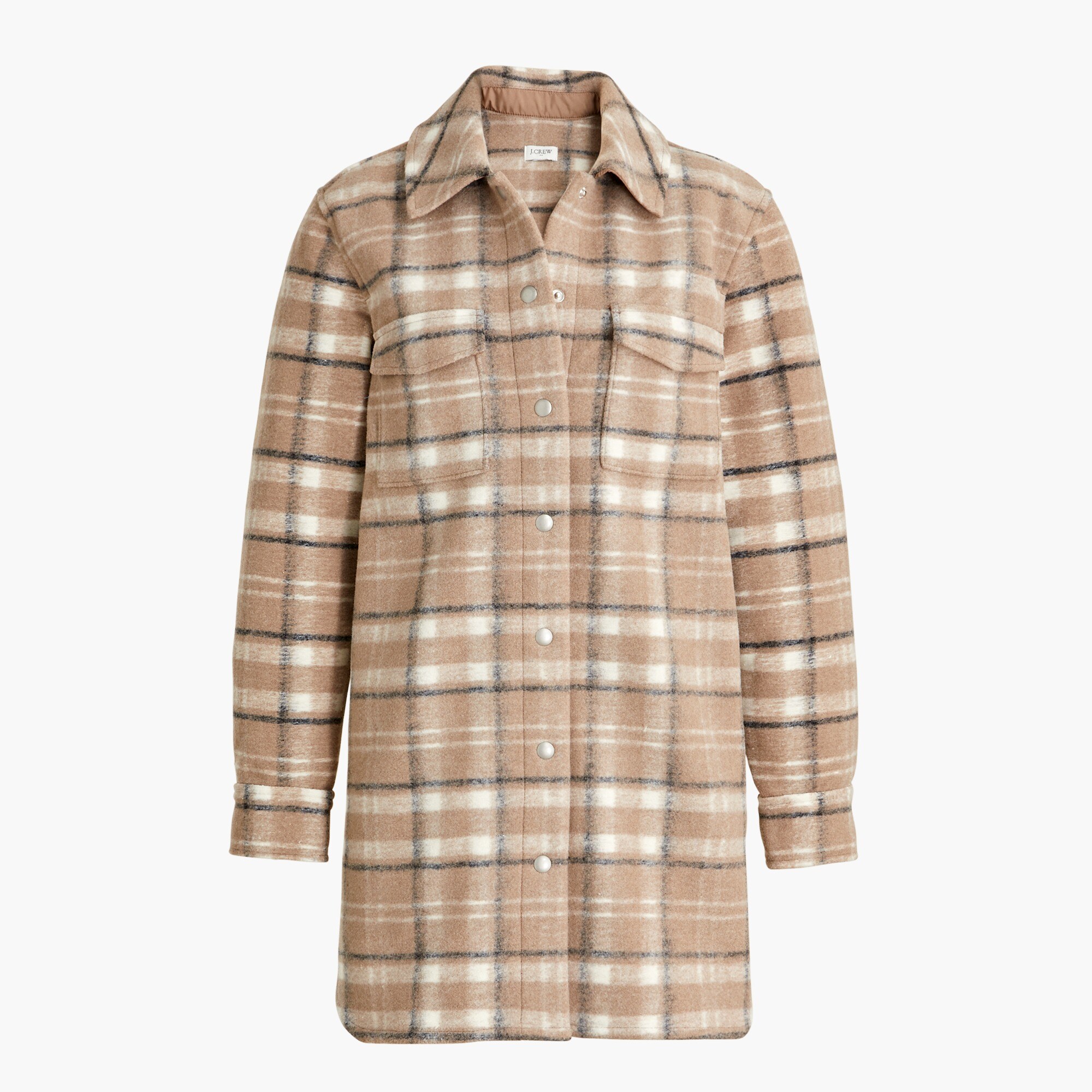 Longline shirt-jacket