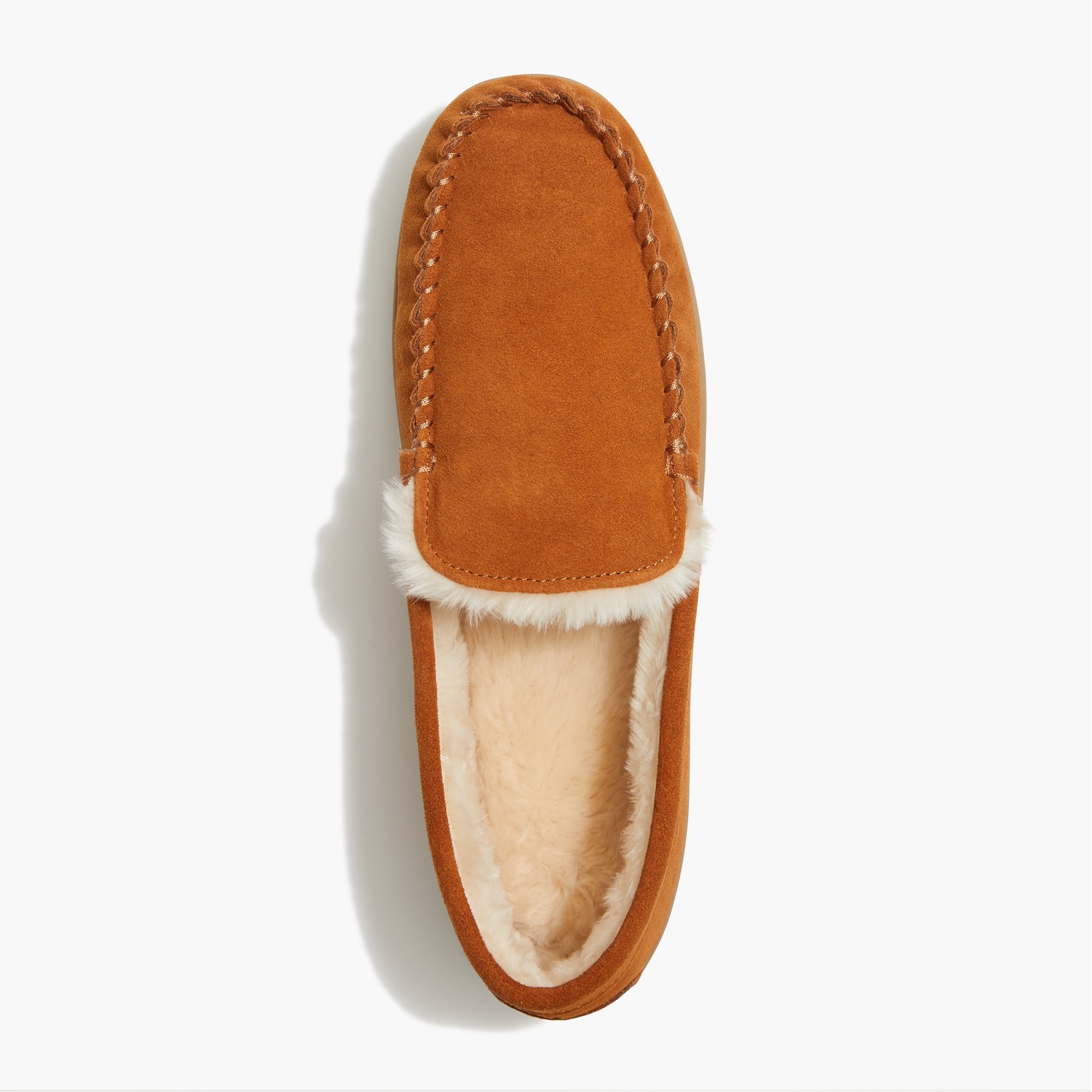 Suede scuff slippers