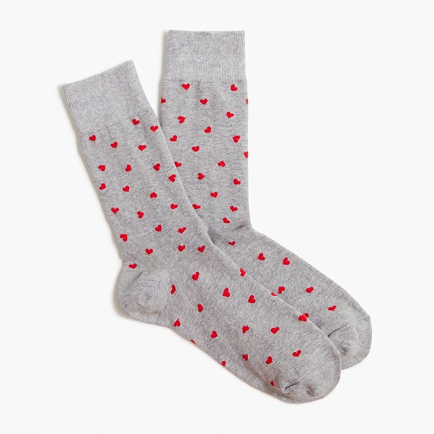 factory: tiny hearts socks for men, right side, view zoomed
