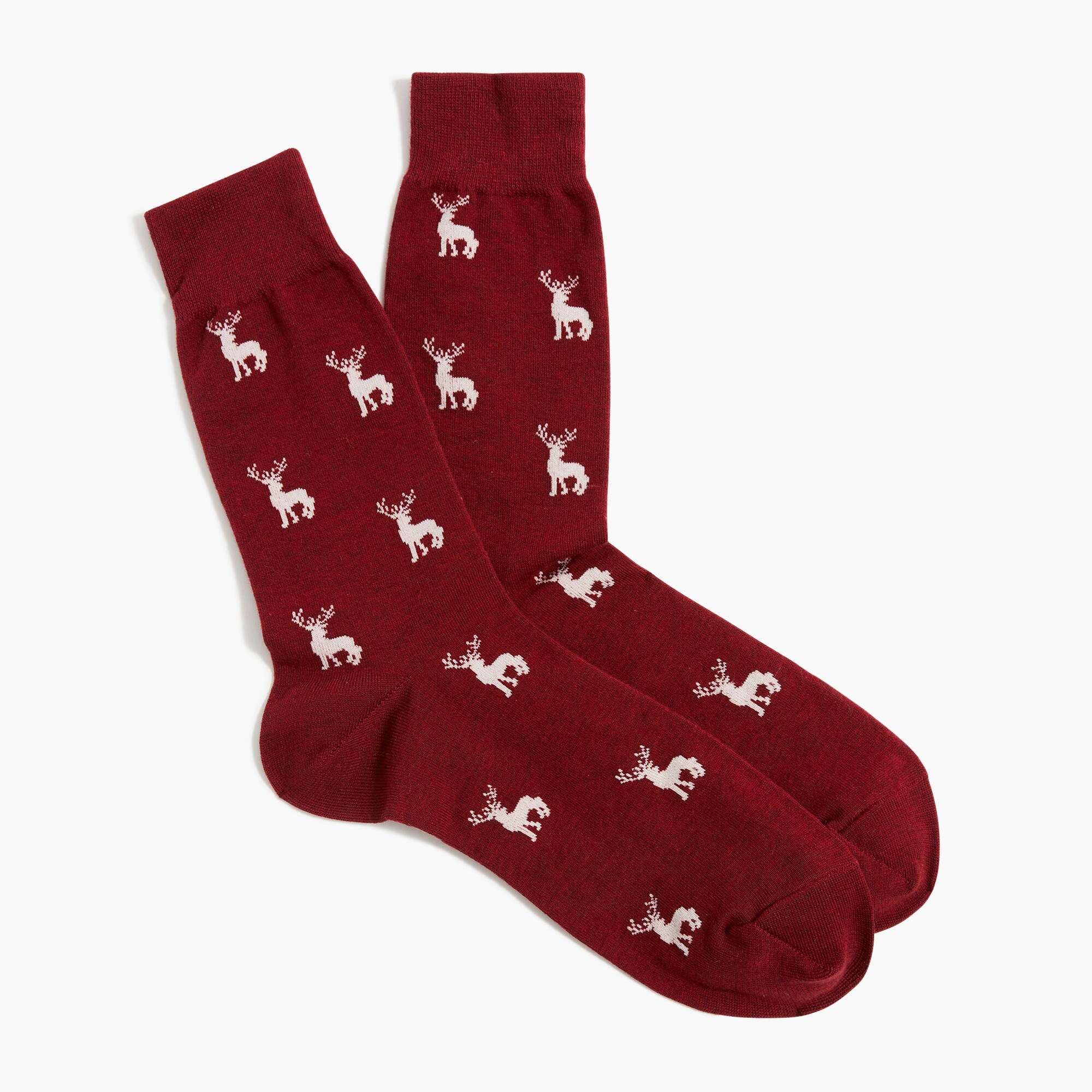 winter reindeer socks for men
