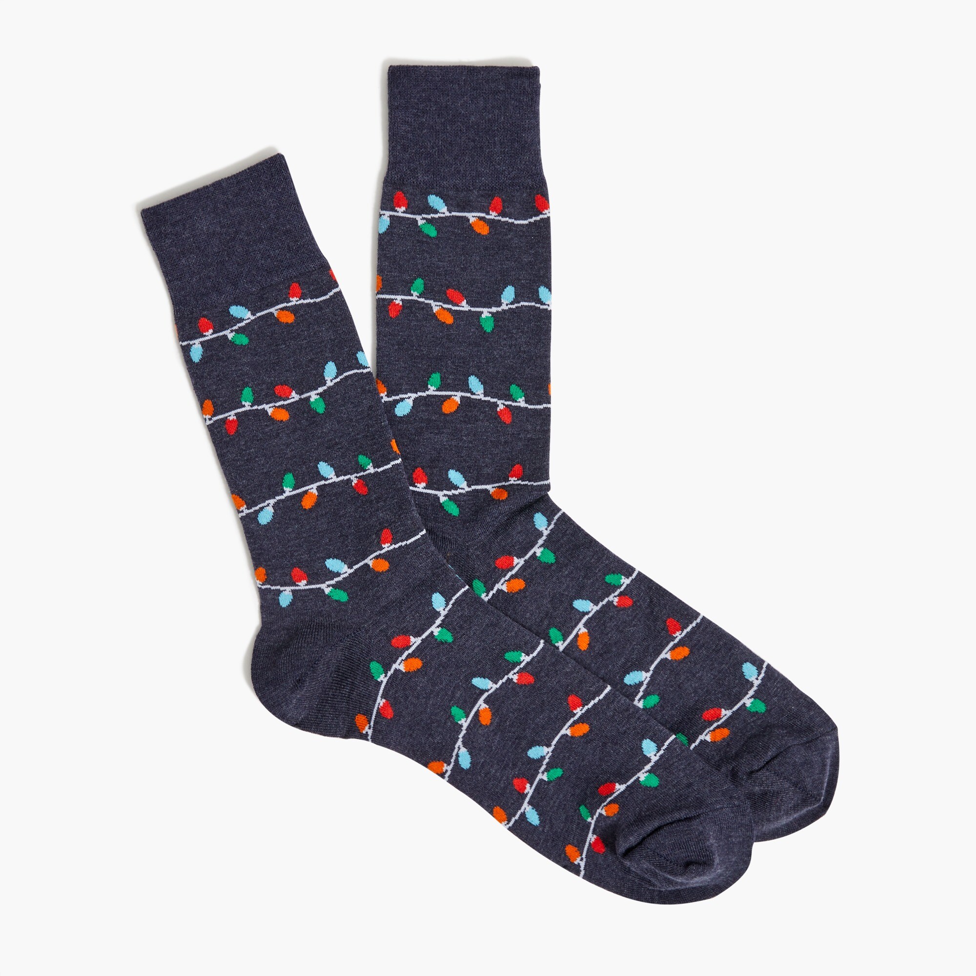 Christmas lights socks