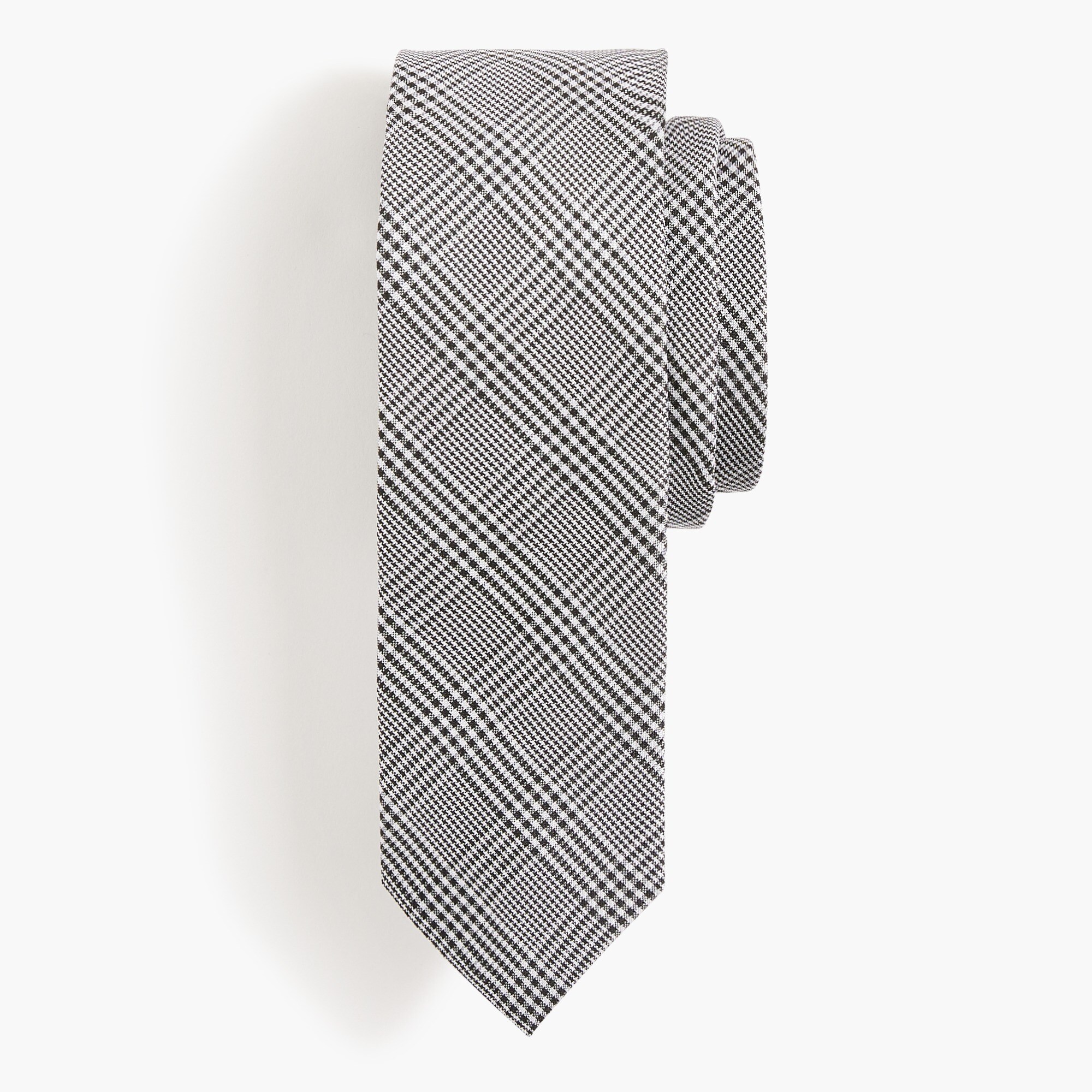 factory: black watch plaid tie for men