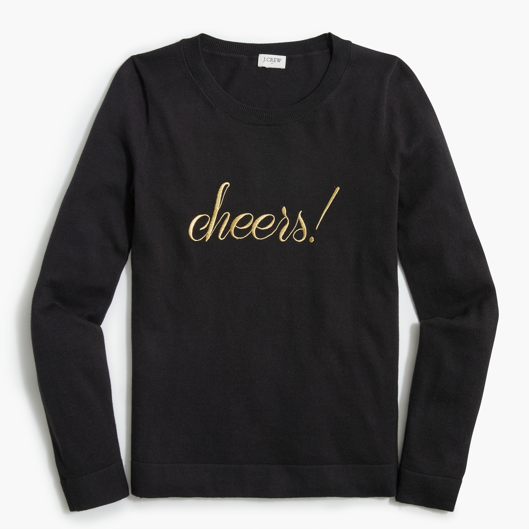 "cheers!" teddie sweater for women