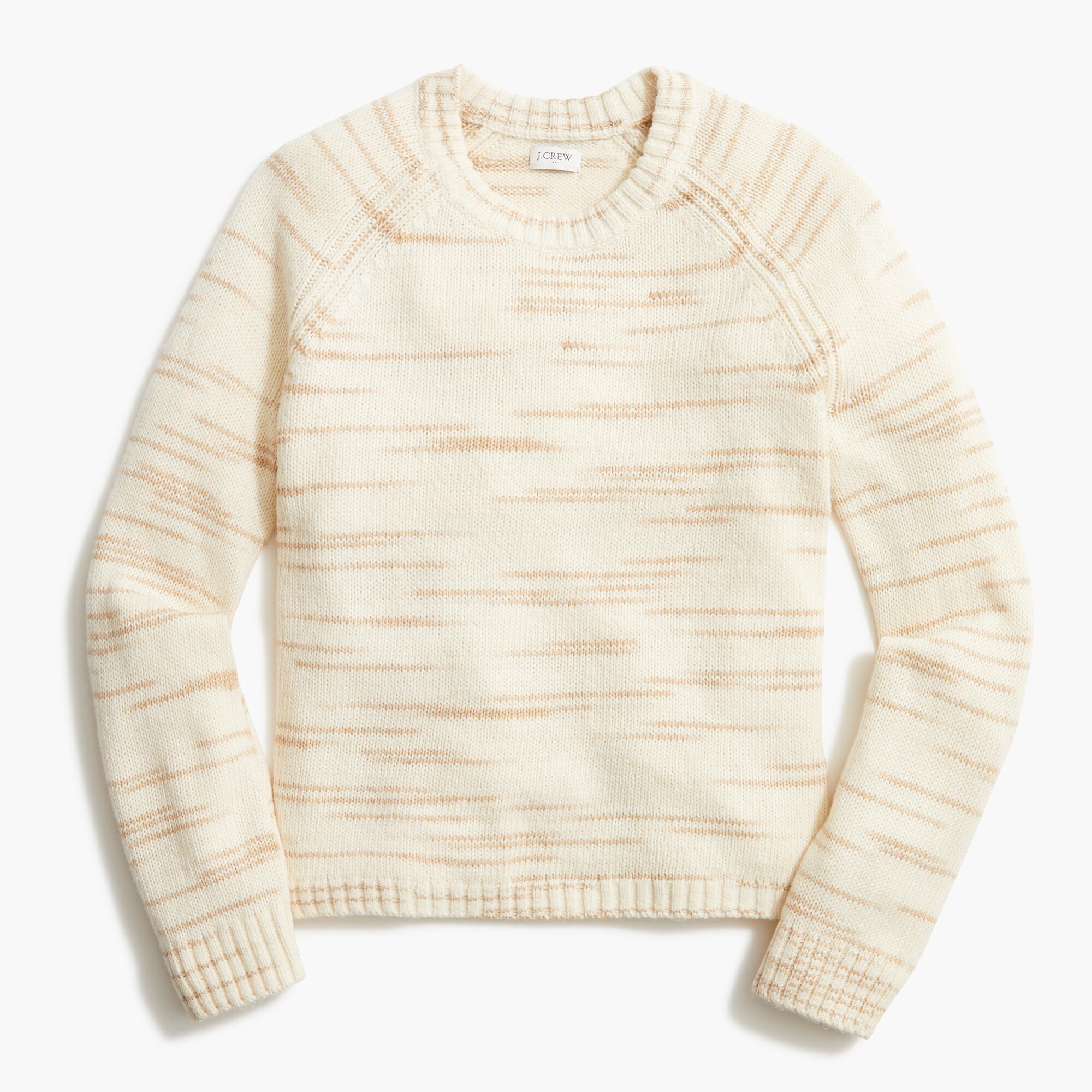 Raglan space-dyed sweater