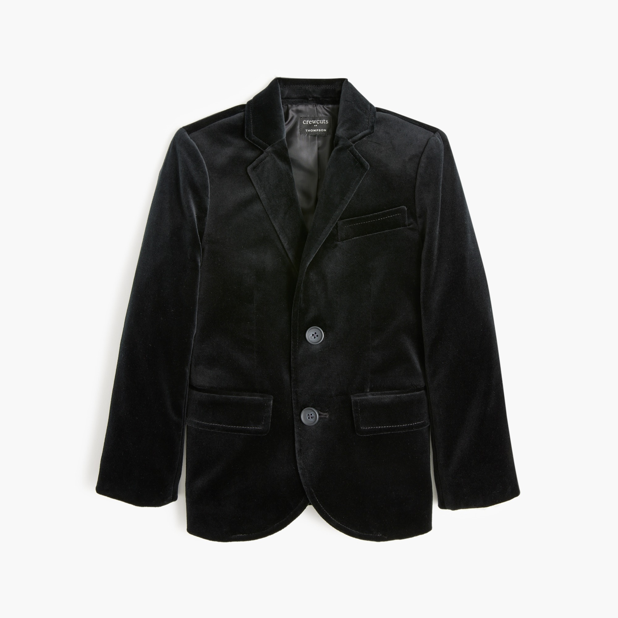 Kids' velvet blazer