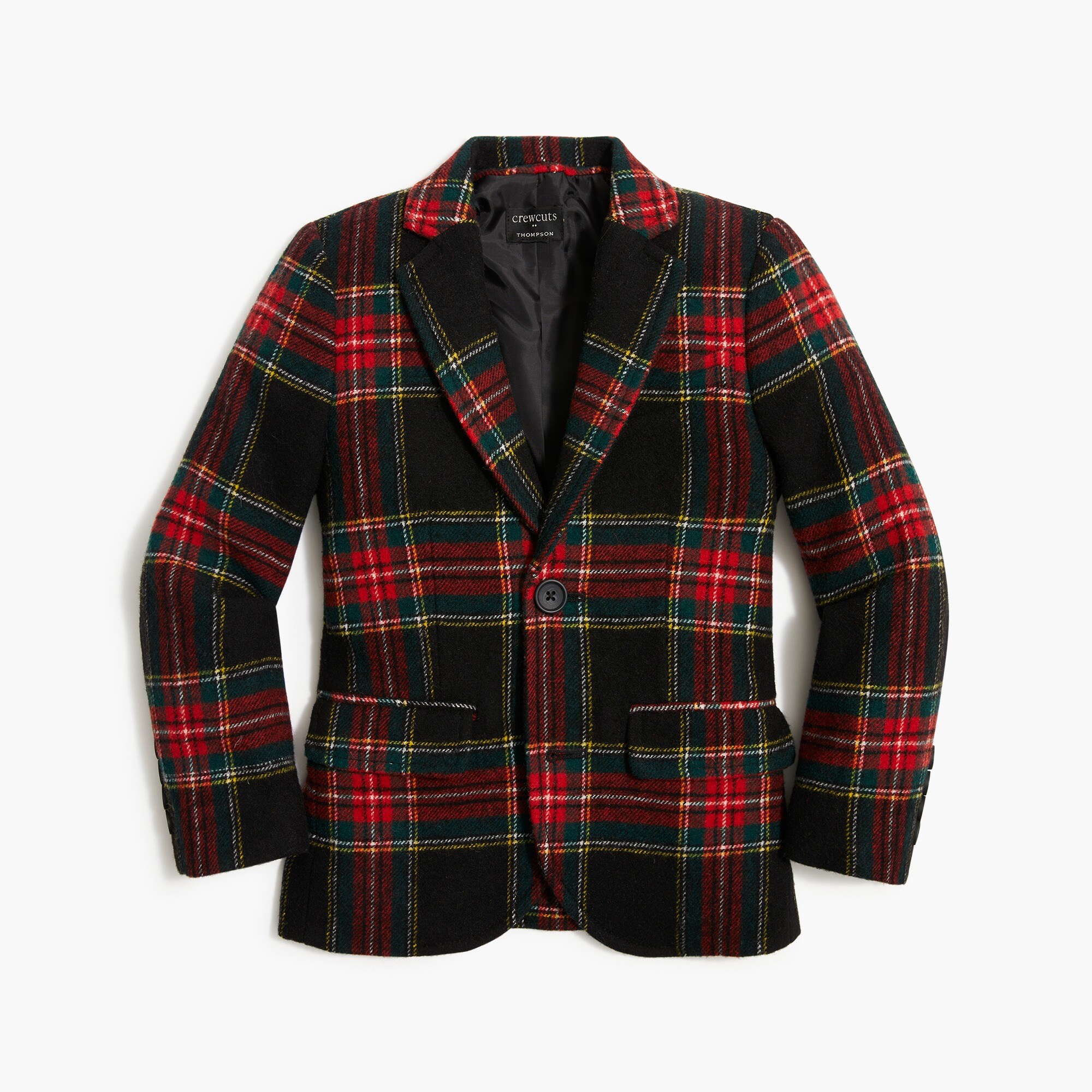Boys' tartan blazer