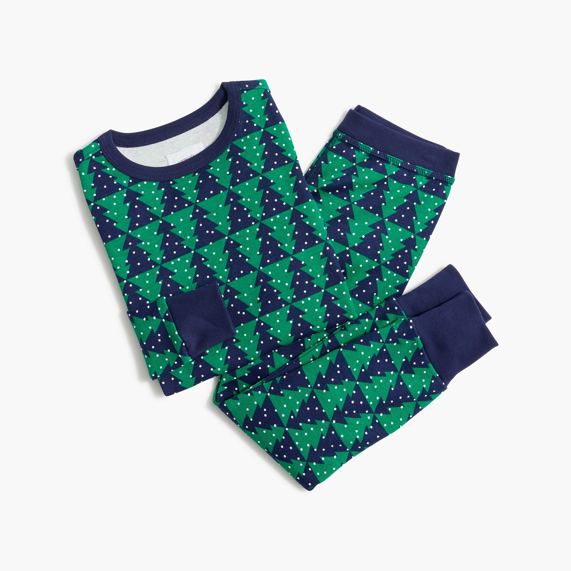 kids' north pole trees pajama set for boys