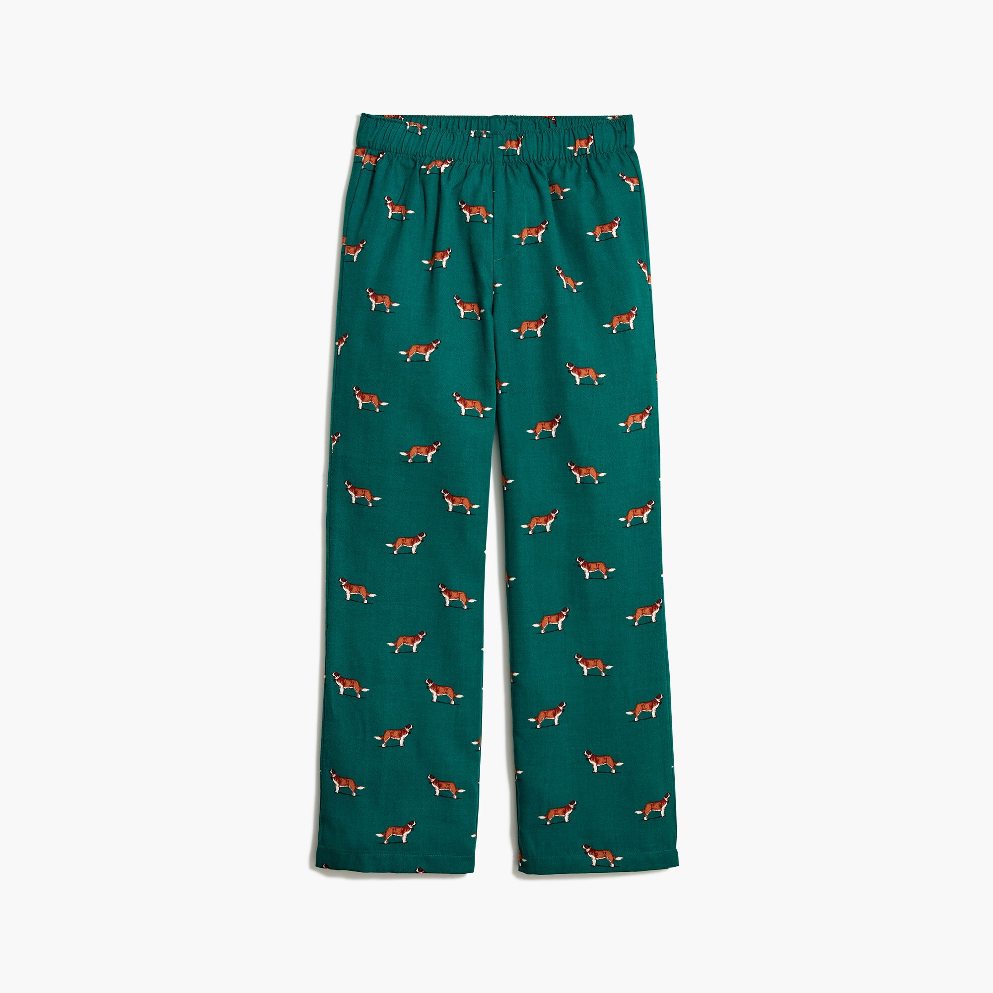 kids' flannel dog pajama pant for boys