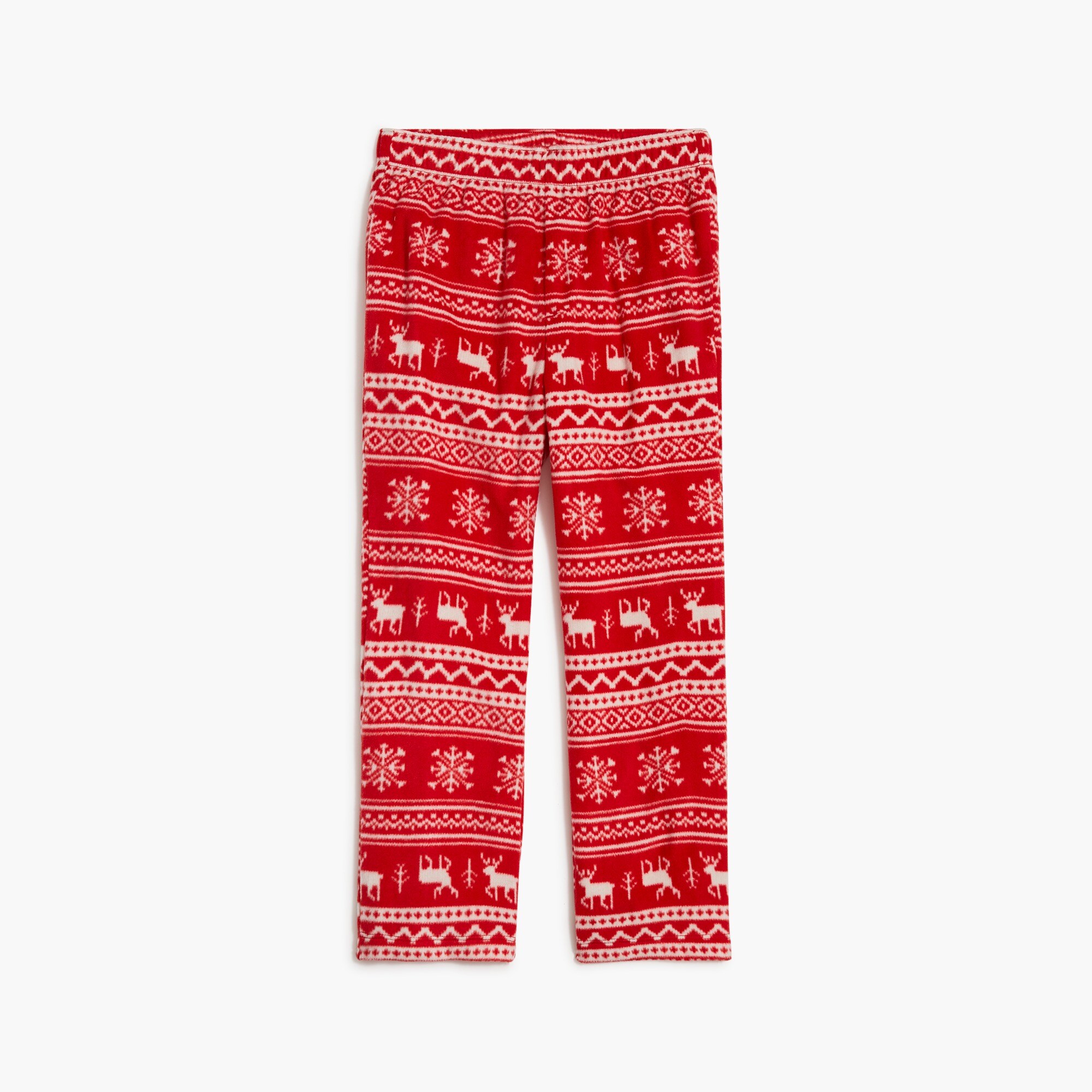 Kids' fleece Fair Isle pajama pant