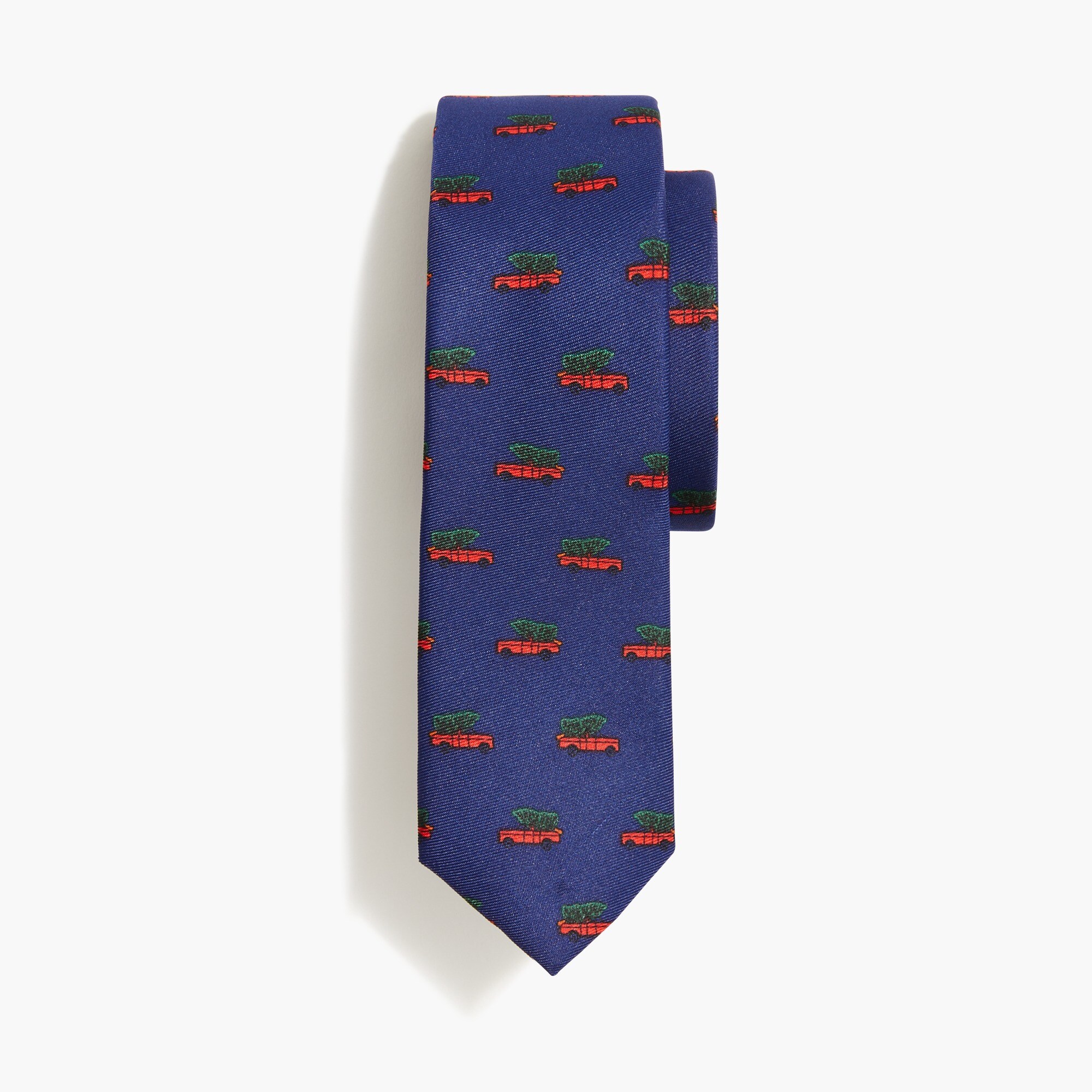 Boys' truck and tree tie